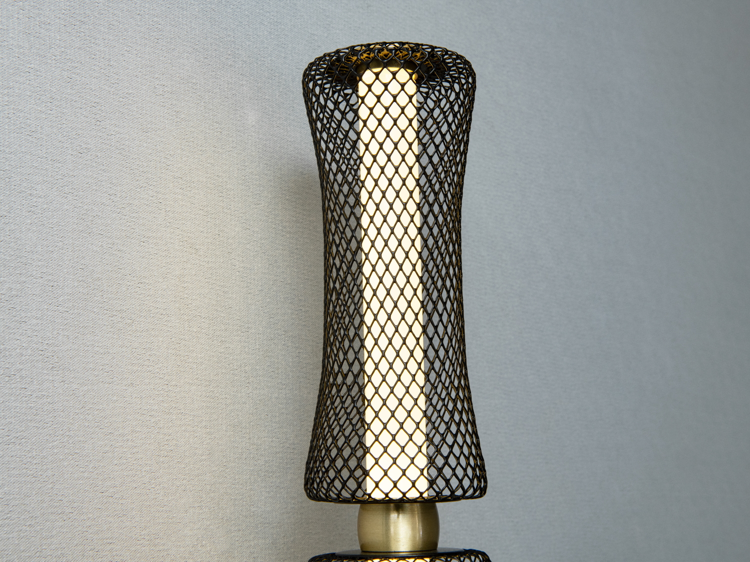 Настінне LED бра чорне 6Вт сітка 3 режими