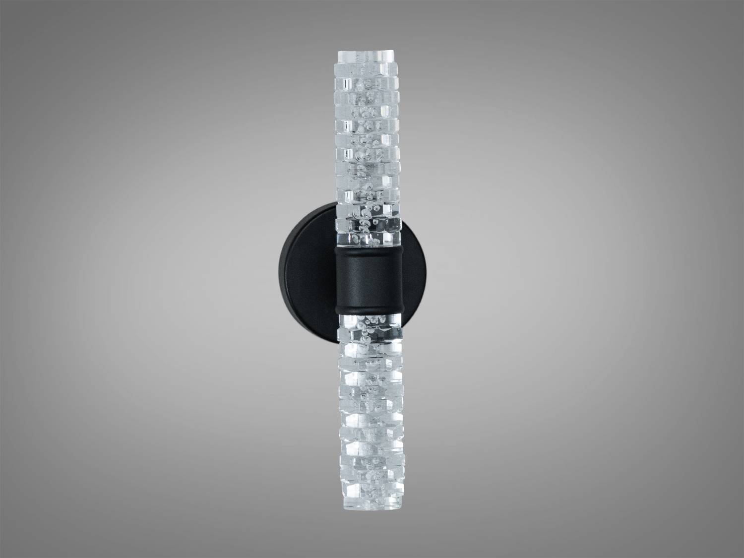 Настінний LED світильник бра 5 Вт чорний скло