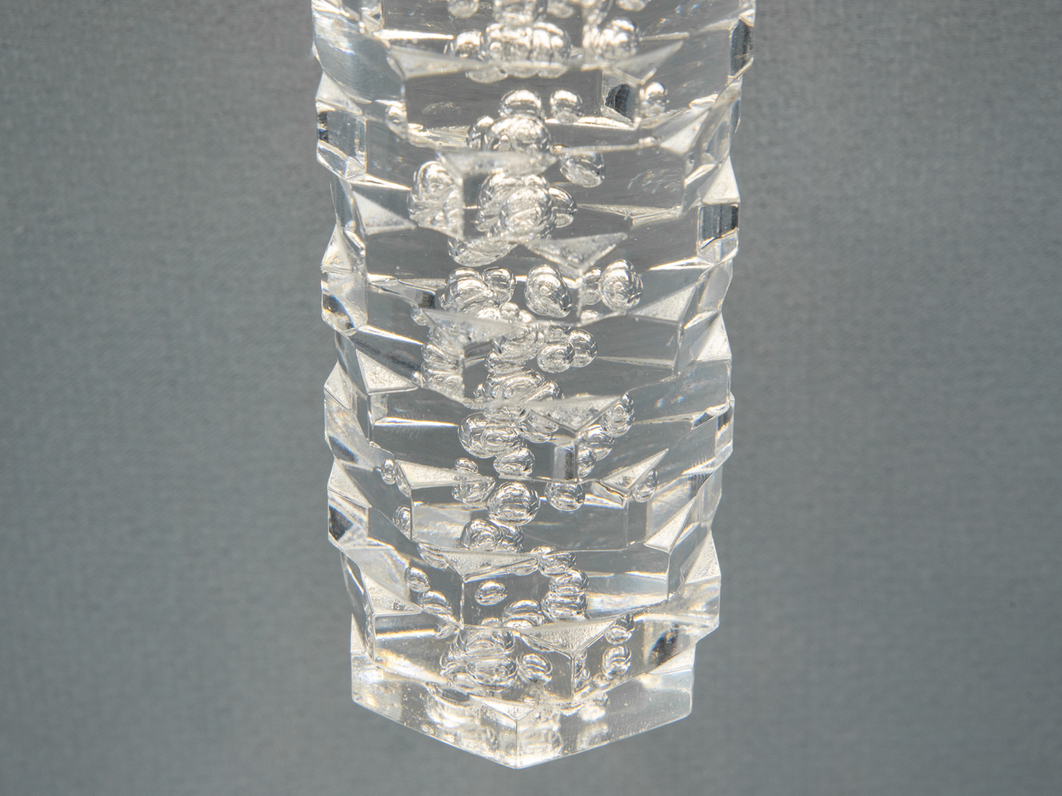 Настінний LED бра бронза скляний циліндр 5 Вт