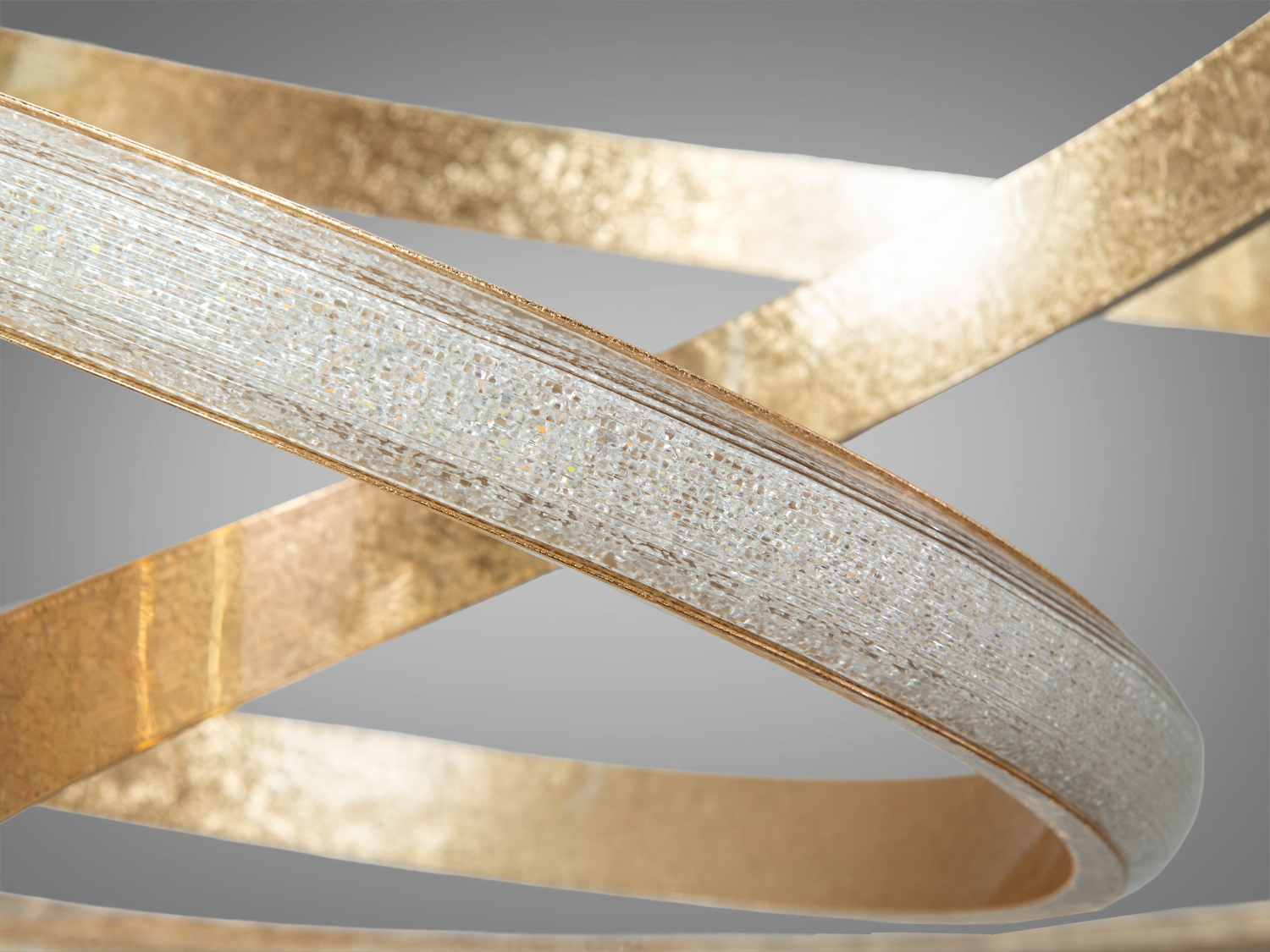 Підвісна люстра LED золото 82Вт 3CCT 4510 лм