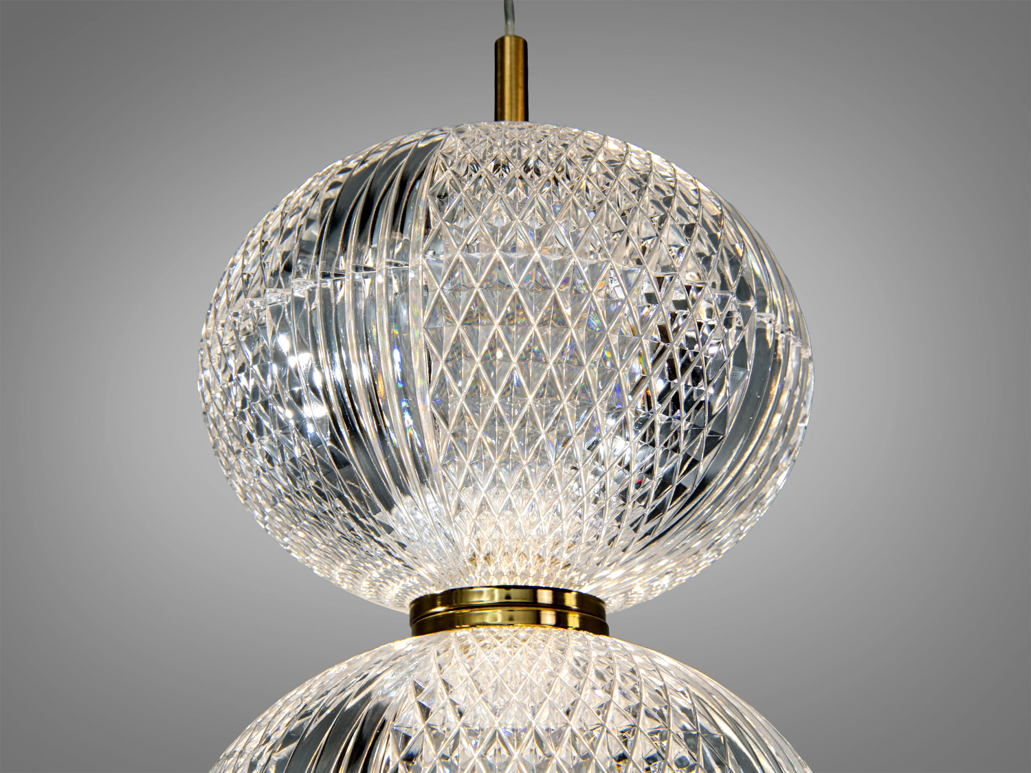 Підвісний світильник Diasha золото LED 9 Вт