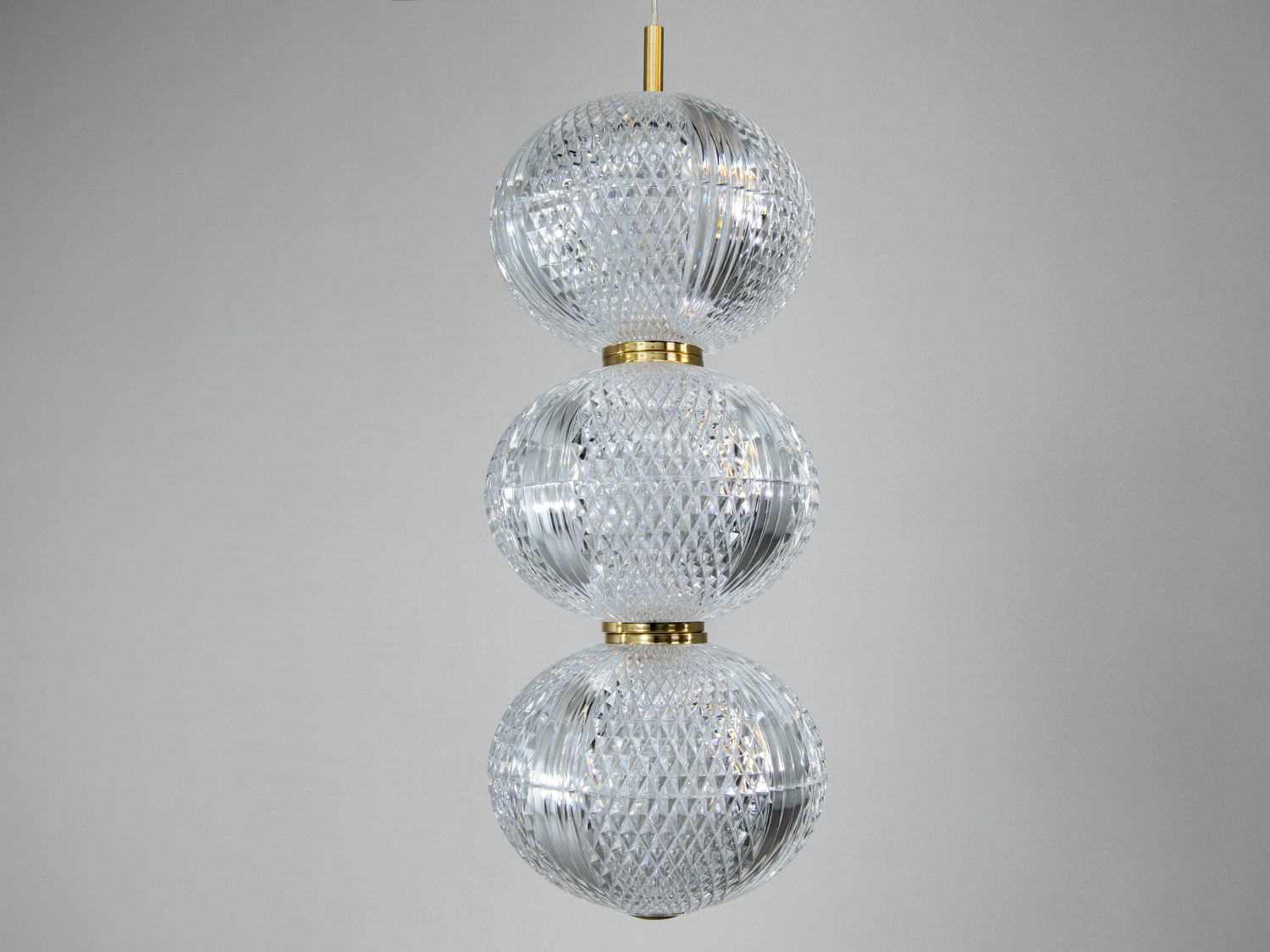 Світлодіодний підвіс золото CCT 9 Вт вимикач