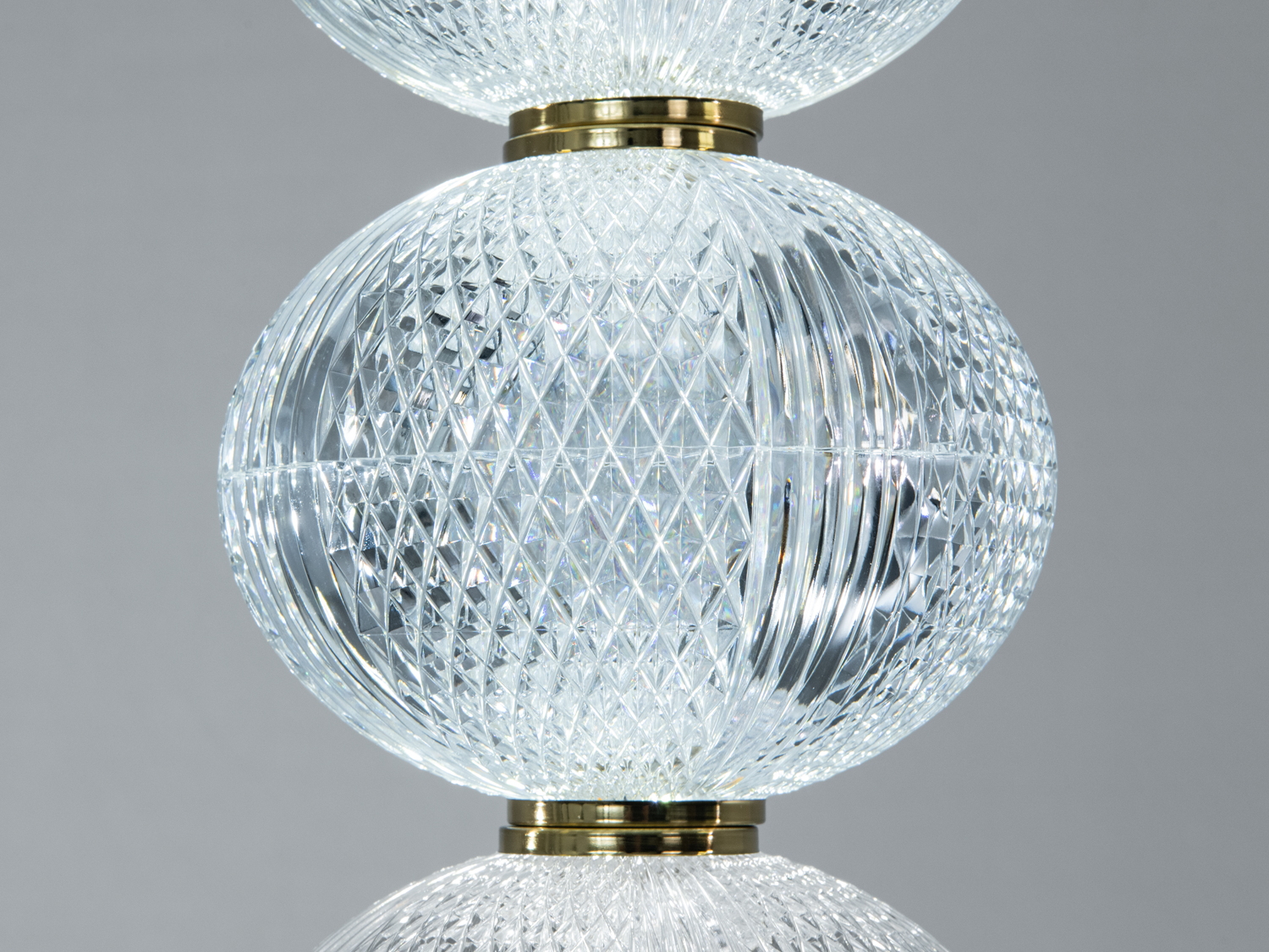 Підвісний LED світильник 15 Вт золото