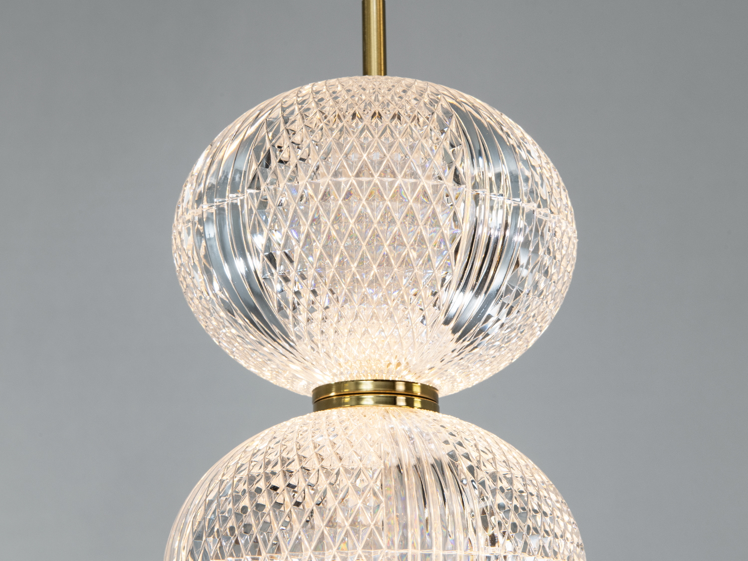 Підвісний LED світильник 15 Вт золото