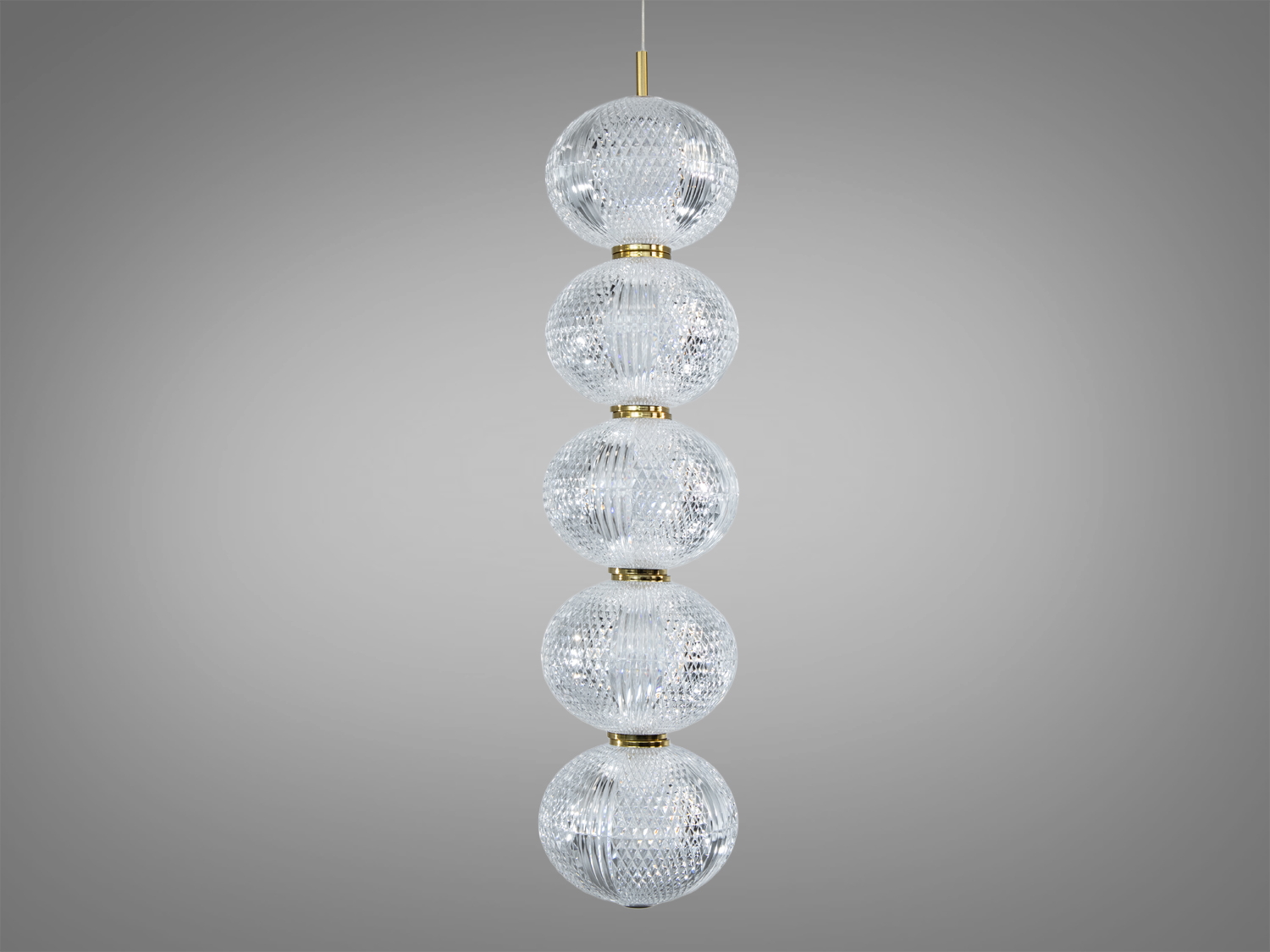 Світлодіодний підвіс золото 16 Вт до 3 м²