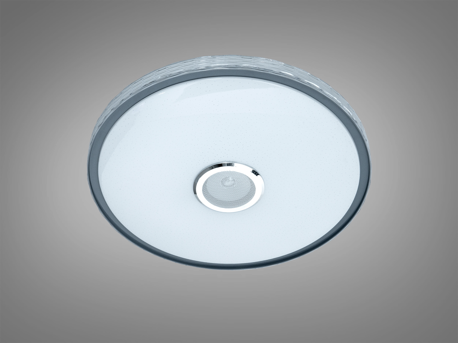 Світлодіодна смарт люстра біла RGB 80 Вт з MP3