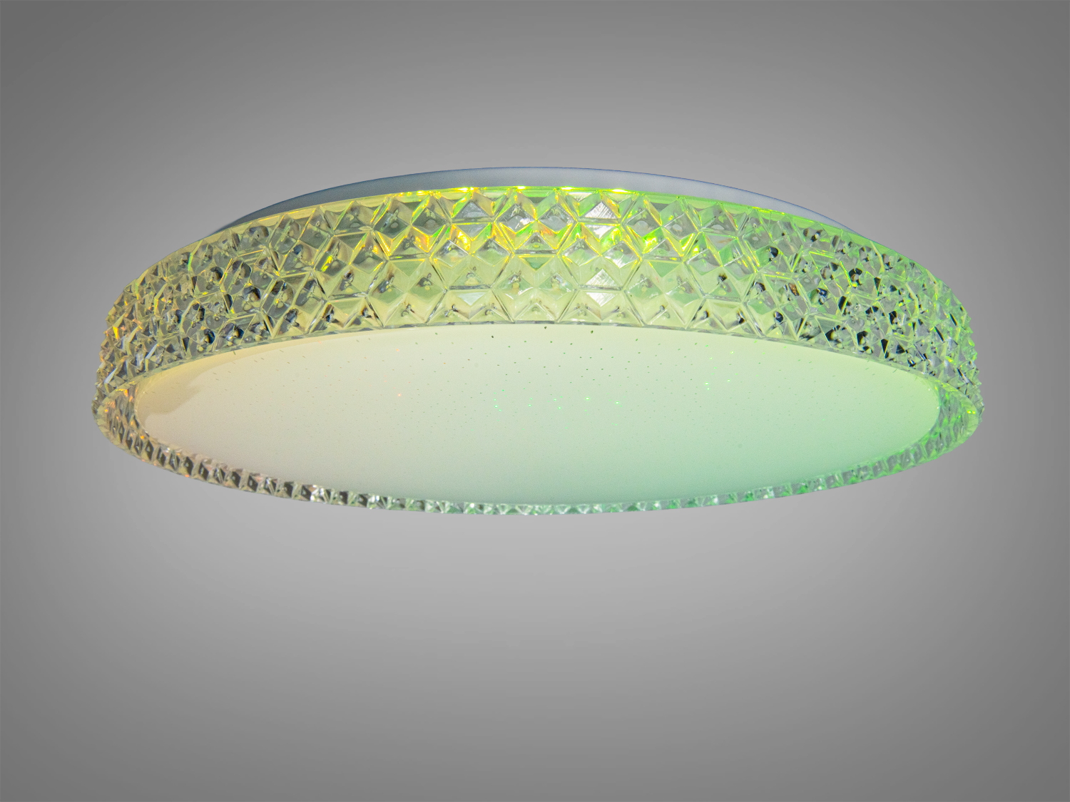 Люстра стельова Diasha Смарт біла RGB 70 Вт 12 м2