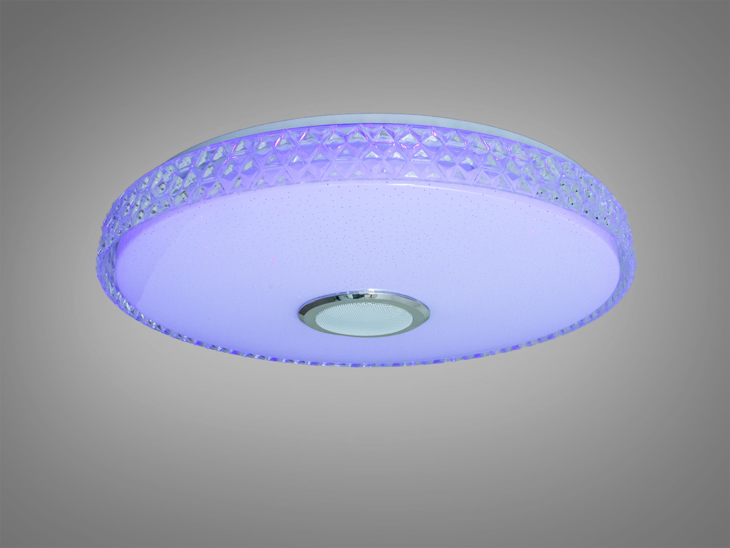 Смарт LED люстра біла RGB MP3 80 Вт пульт i-Link