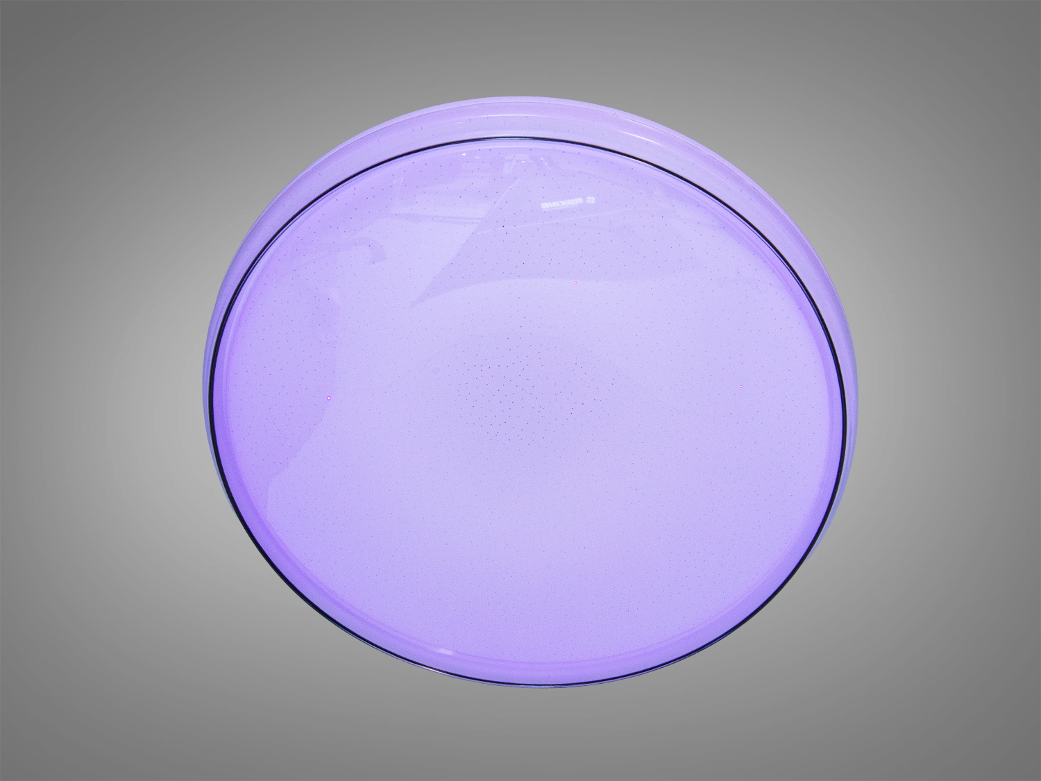 Лампа з фіолетовим світлом, круглої форми, для монтажу на стелю. Ідеальна для спальні або вітальні.