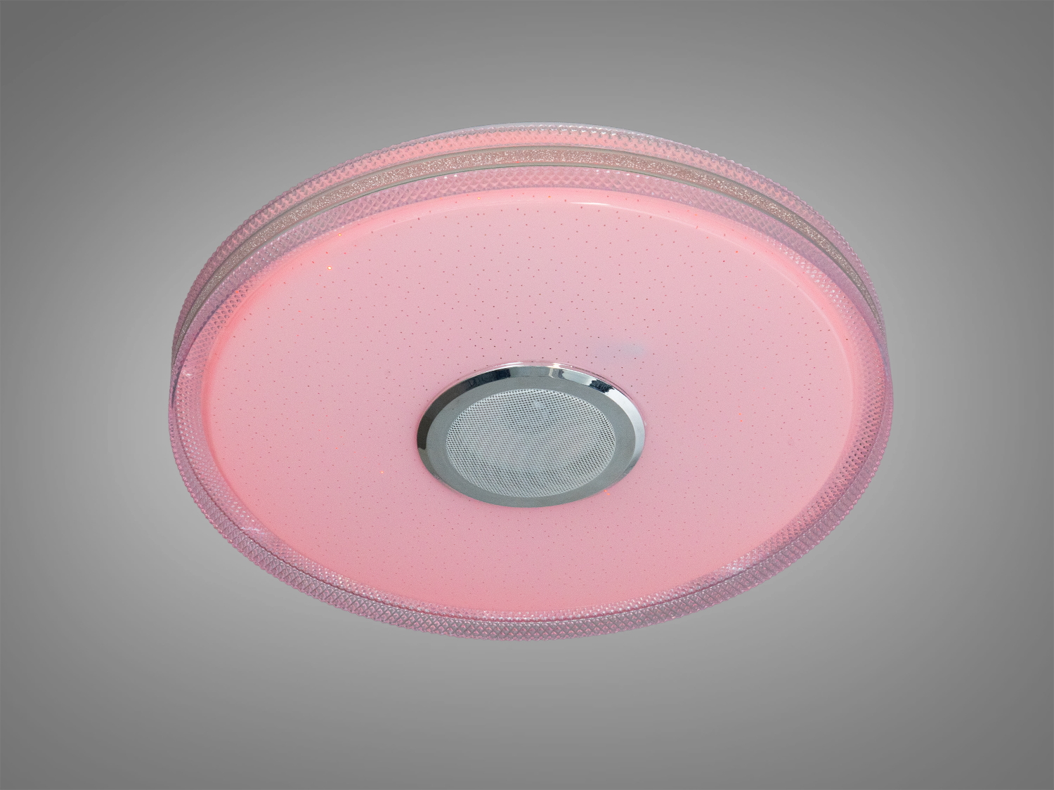 Смарт люстра стельова біла 70Вт RGB з колонкою