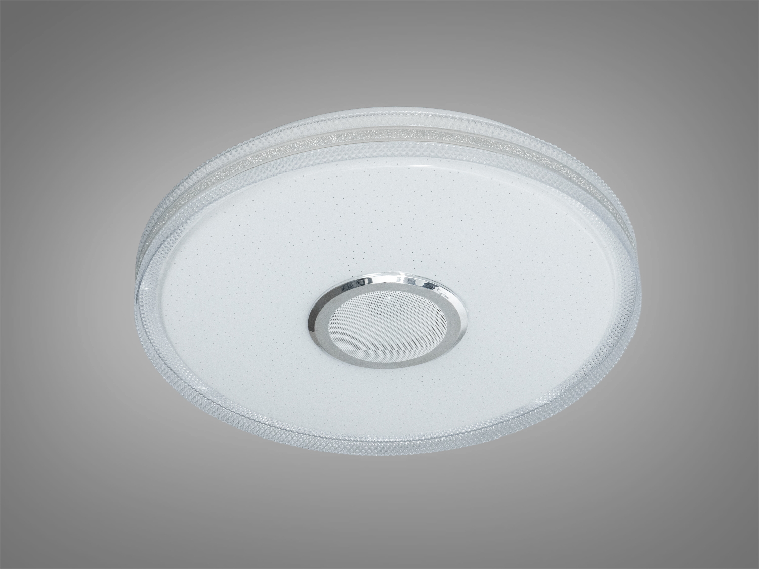 Смарт люстра стельова біла 70Вт RGB з колонкою