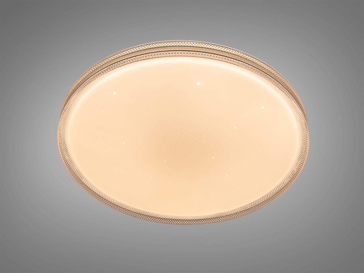 Стельова LED смарт люстра біла 80Вт RGB iLink 14м²