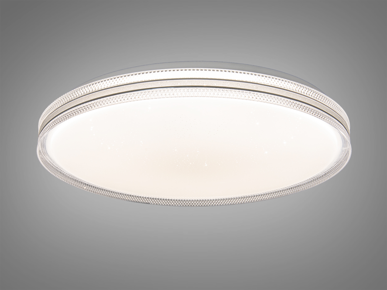 Стельова LED смарт люстра біла 80Вт RGB iLink 14м²