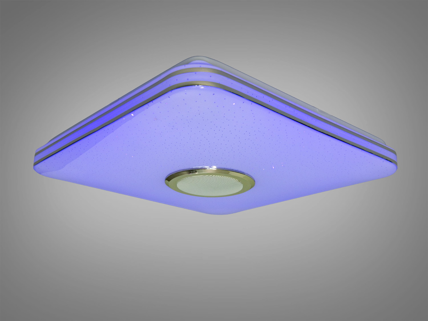 Смарт люстра RGB з динаміком біла 70 Вт 400x400