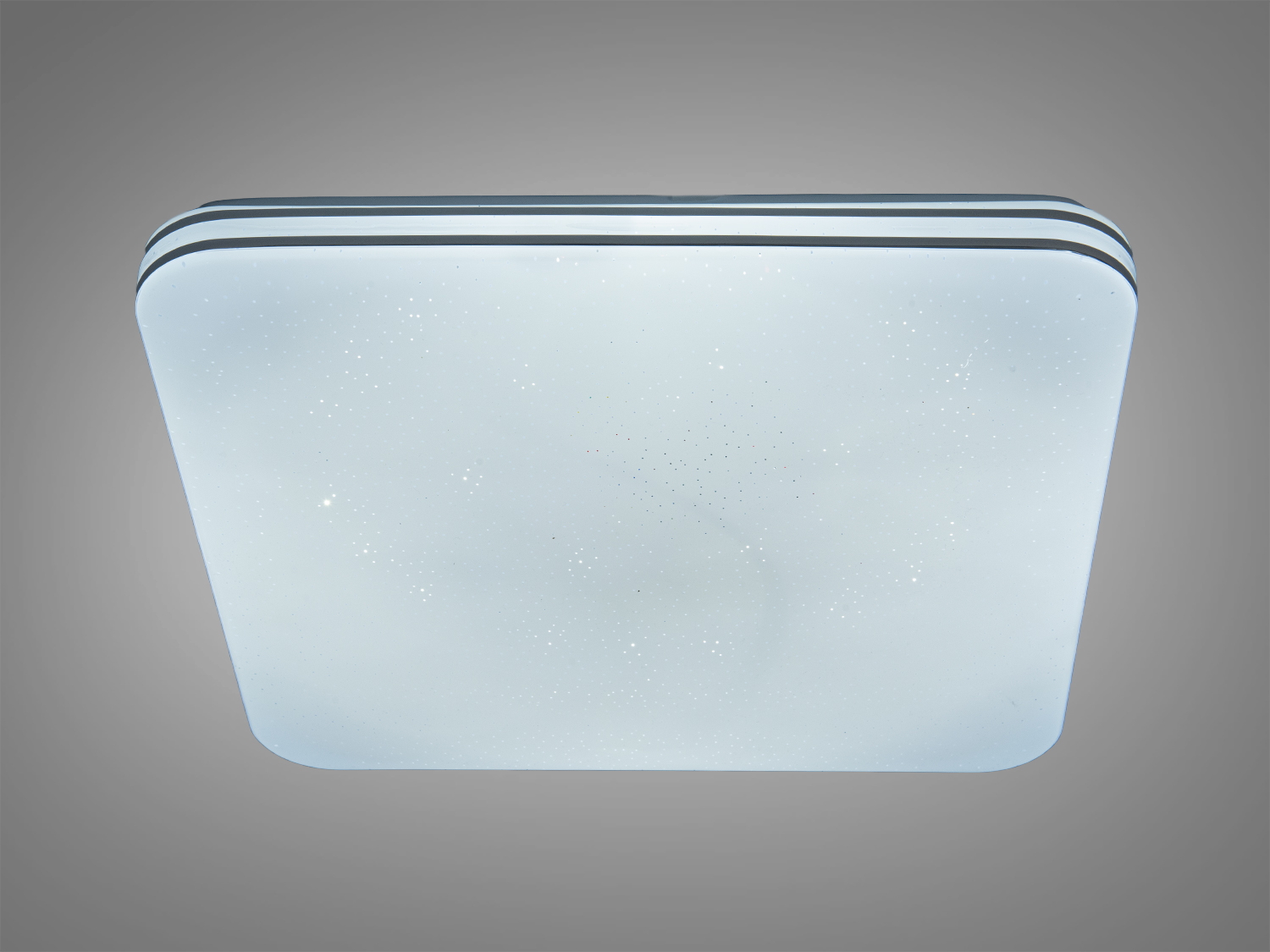 Стельова смарт LED RGB люстра біла 70 Вт 12 м²