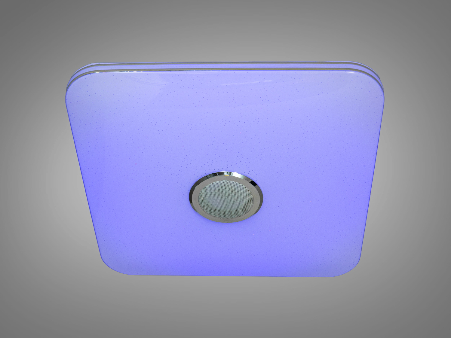 Смарт люстра LED RGB з динаміком 80 Вт біла 50x50