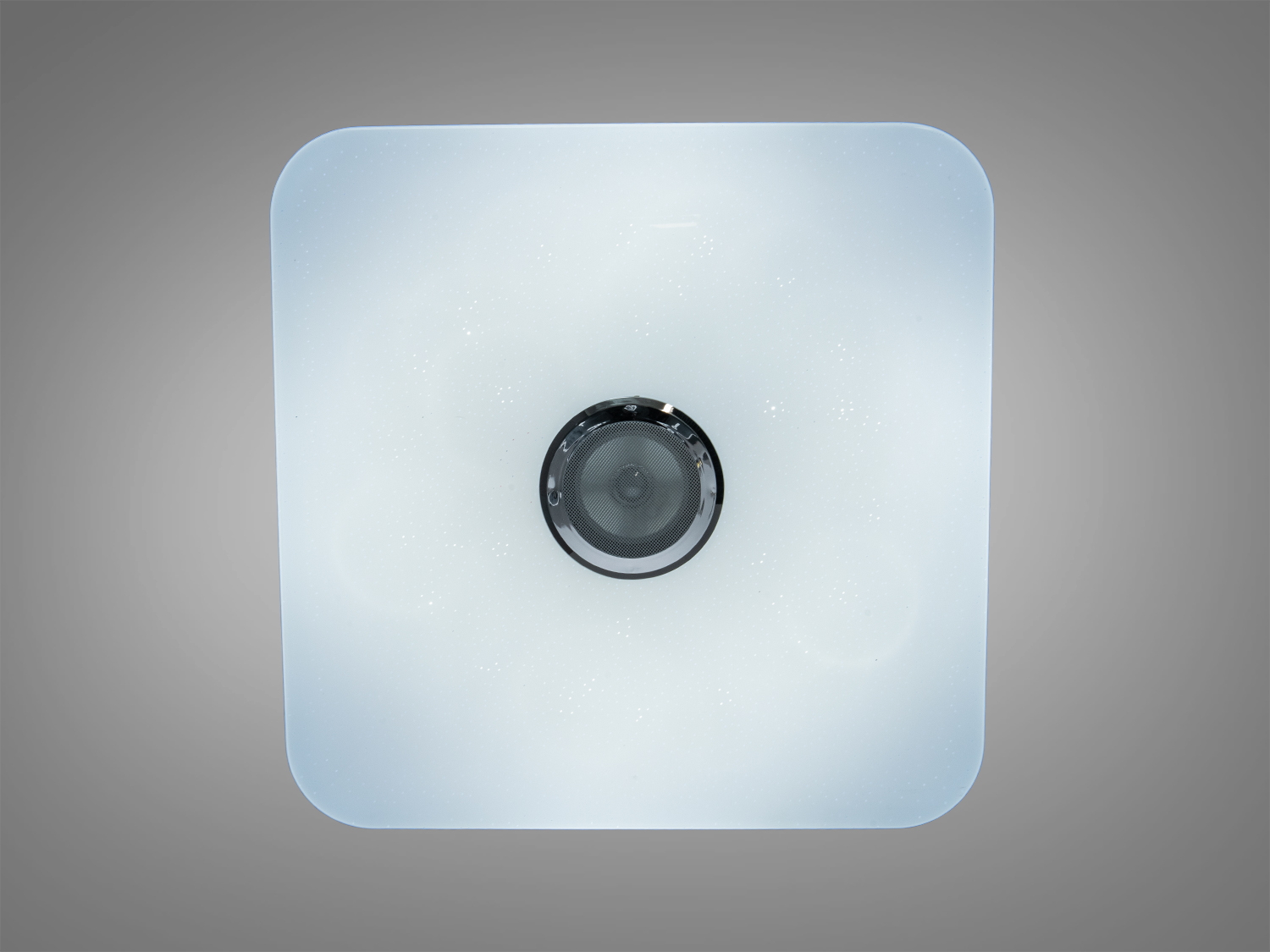 Смарт люстра LED RGB з динаміком 80 Вт біла 50x50