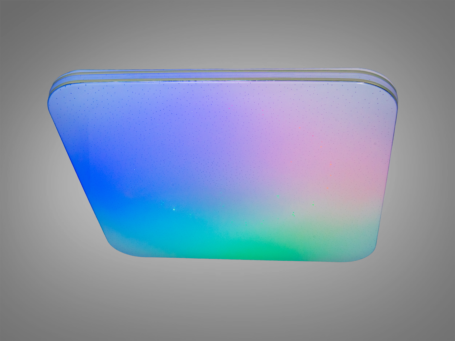 Люстра стельова смарт LED біла 80Вт RGB пульт