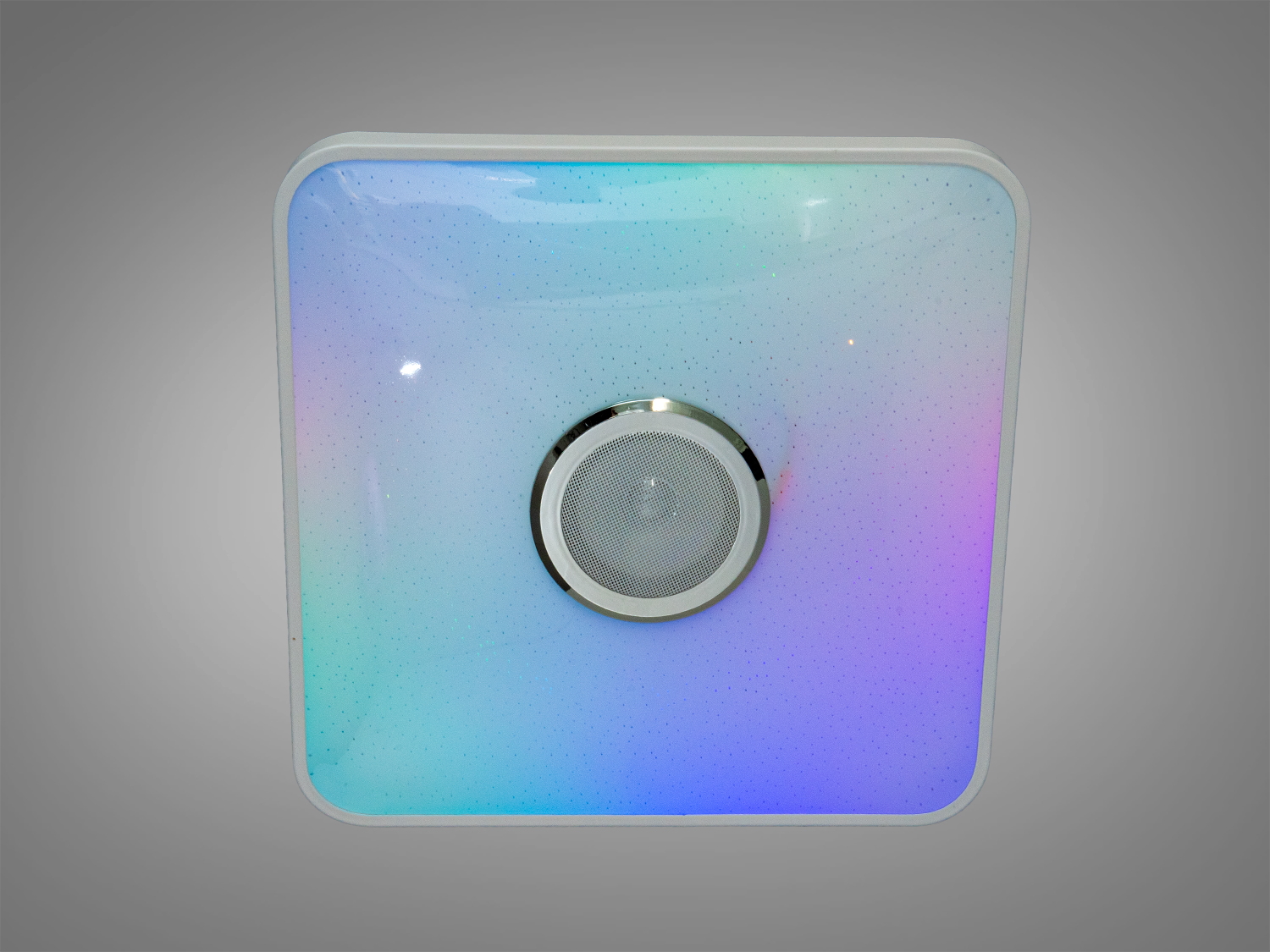 Смарт стельова люстра квадрат біла 70 Вт RGB