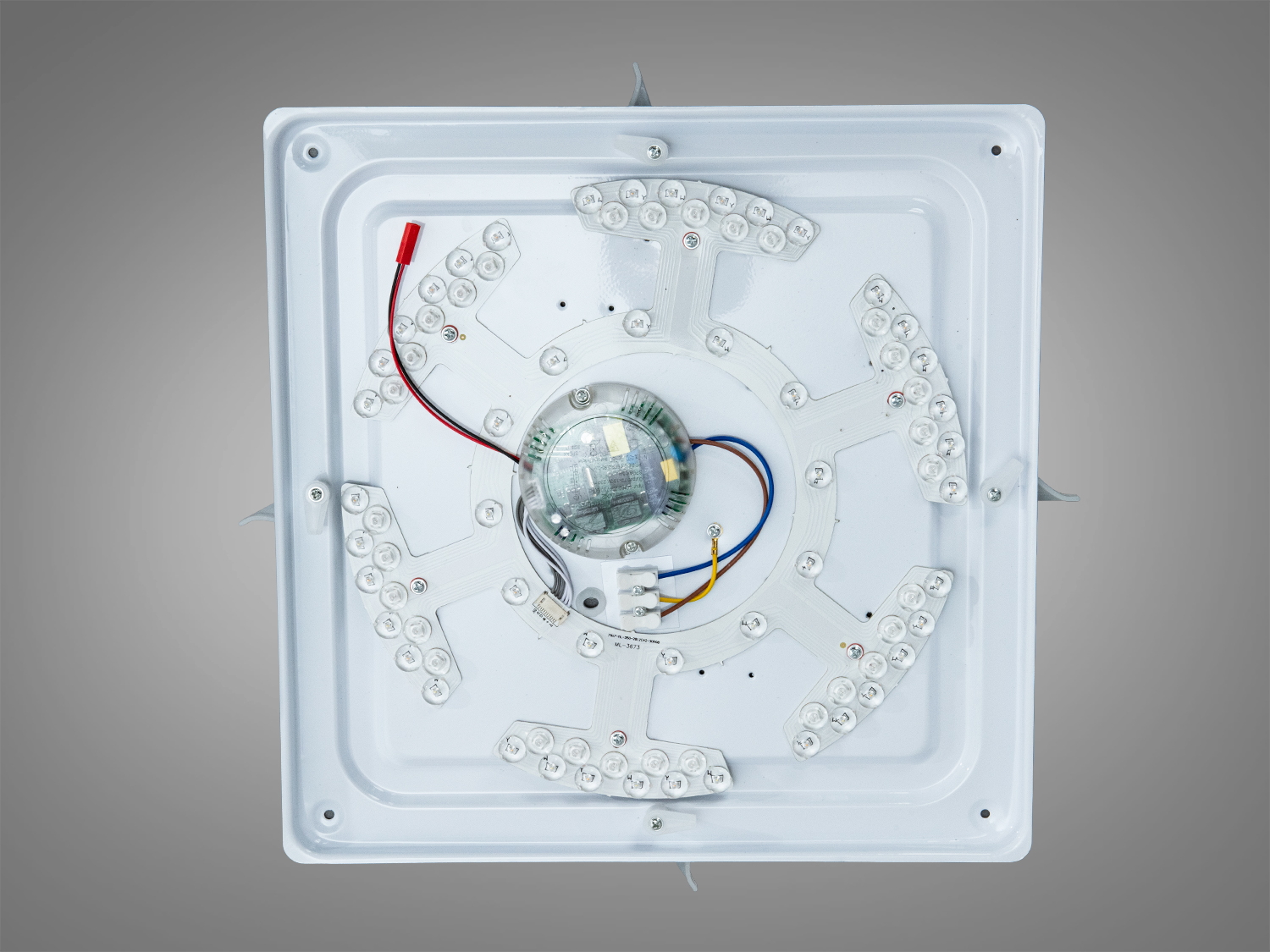 Смарт люстра LED 400x400 біла RGB MP3 70Вт