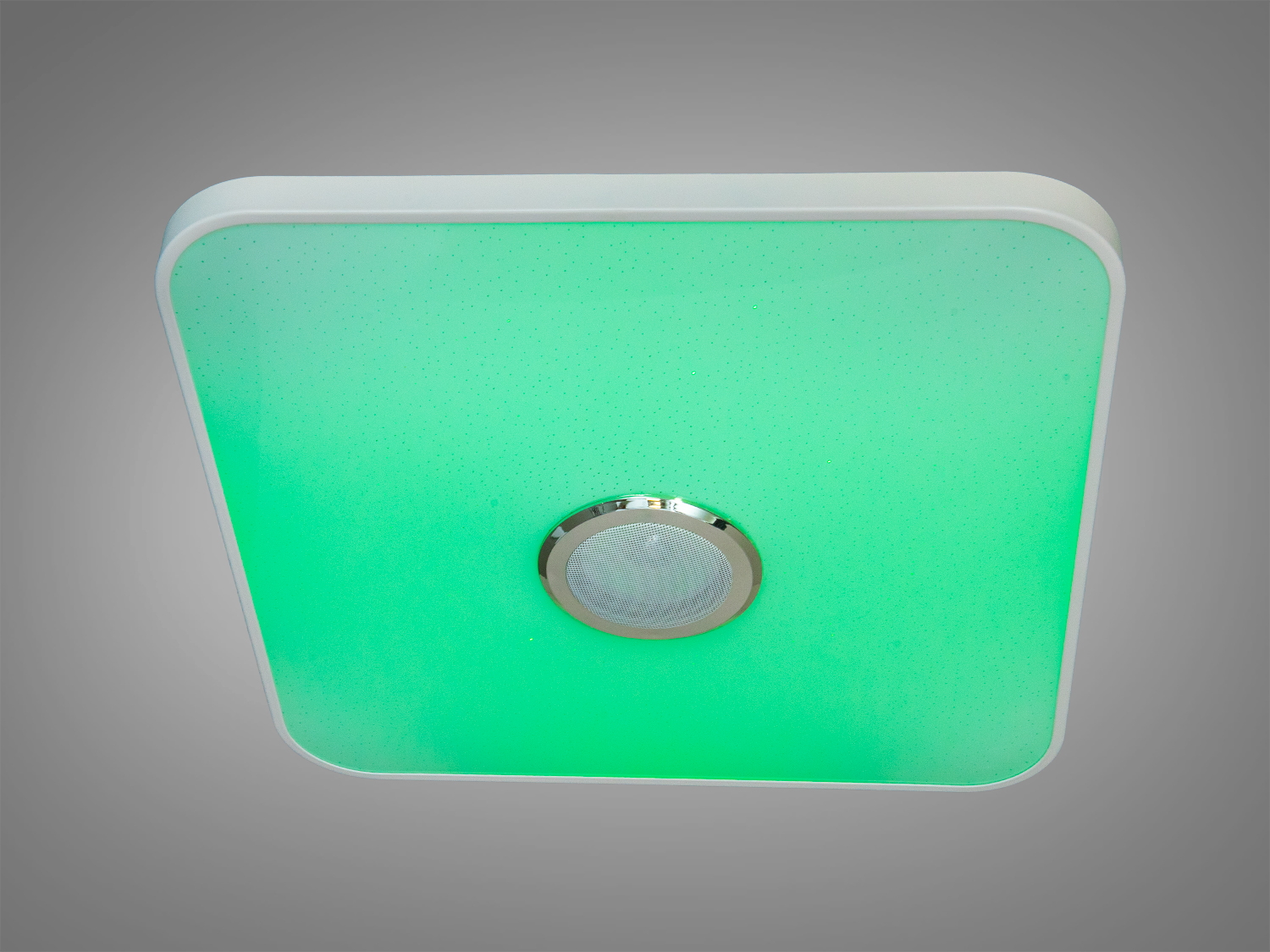 Смарт LED люстра біла RGB MP3 80Вт 500×500