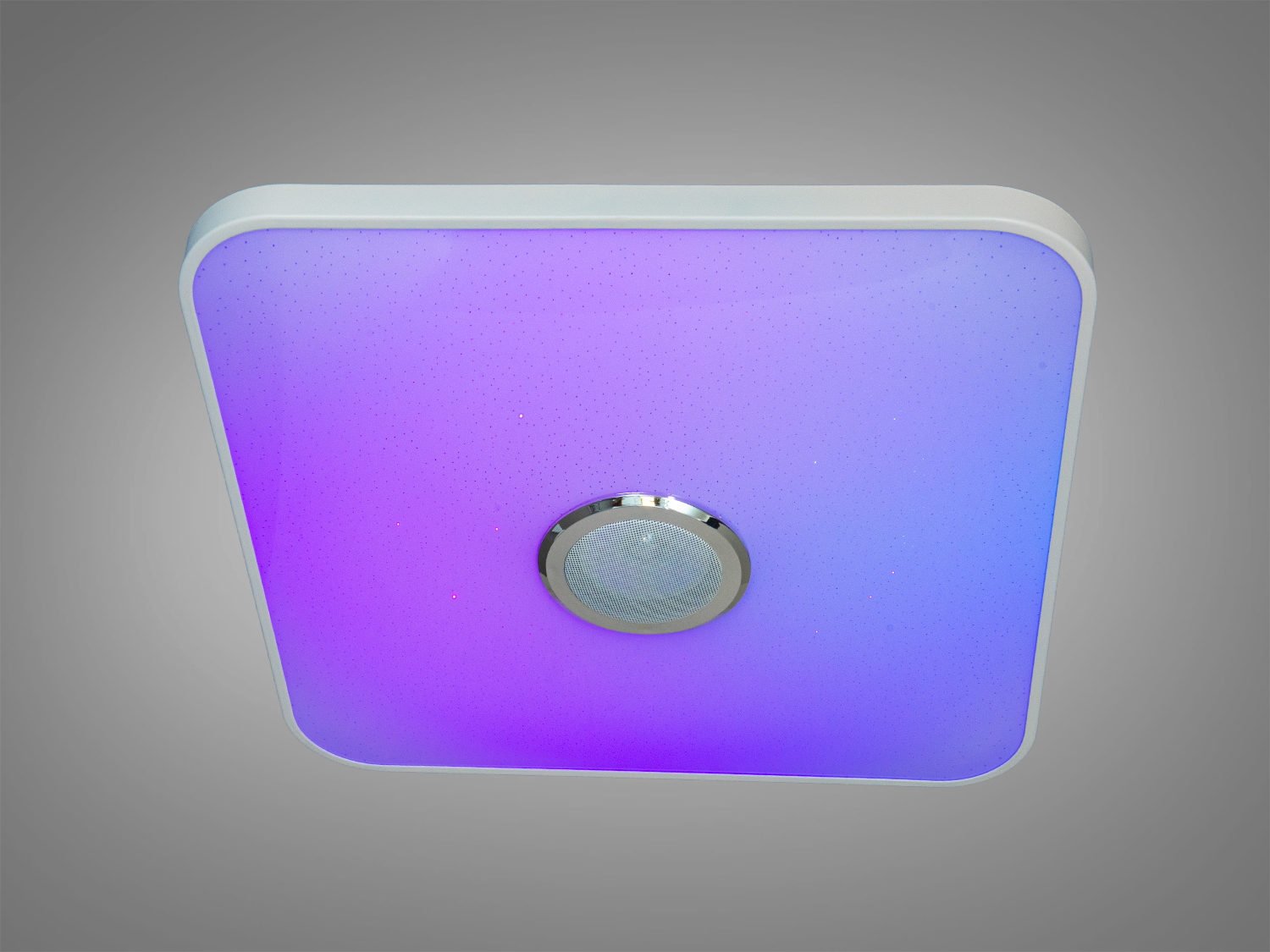 Смарт LED люстра біла RGB MP3 80Вт 500×500