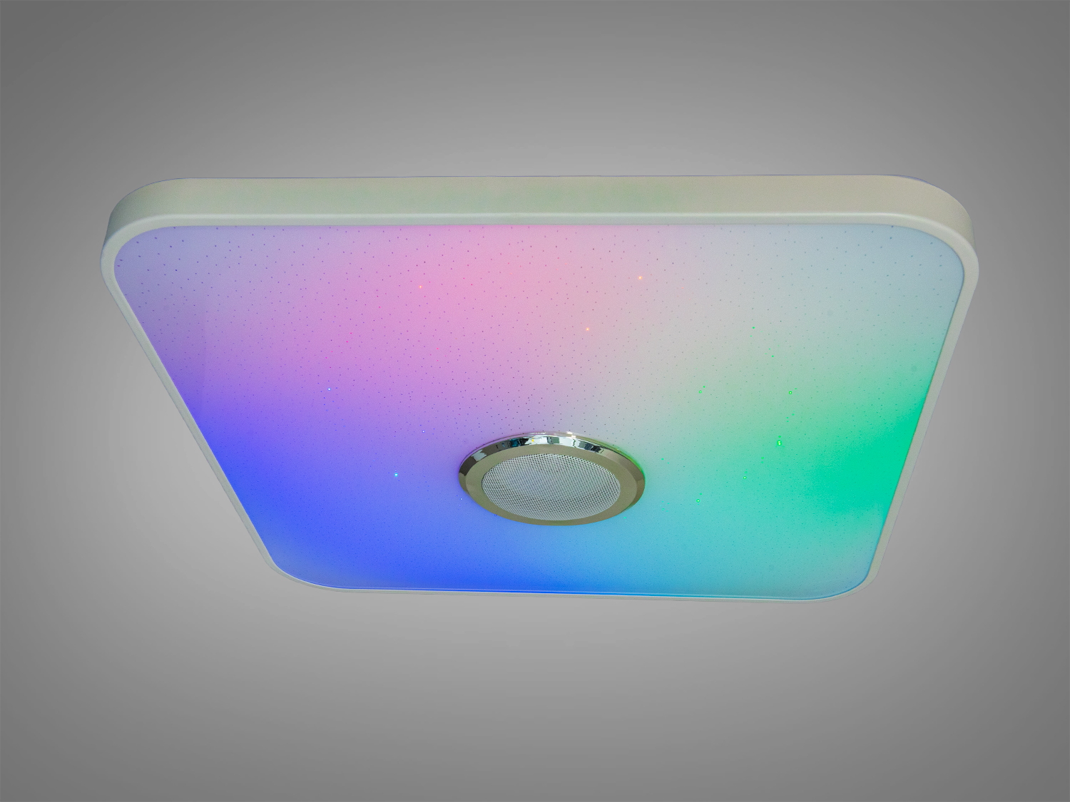Смарт LED люстра біла RGB MP3 80Вт 500×500