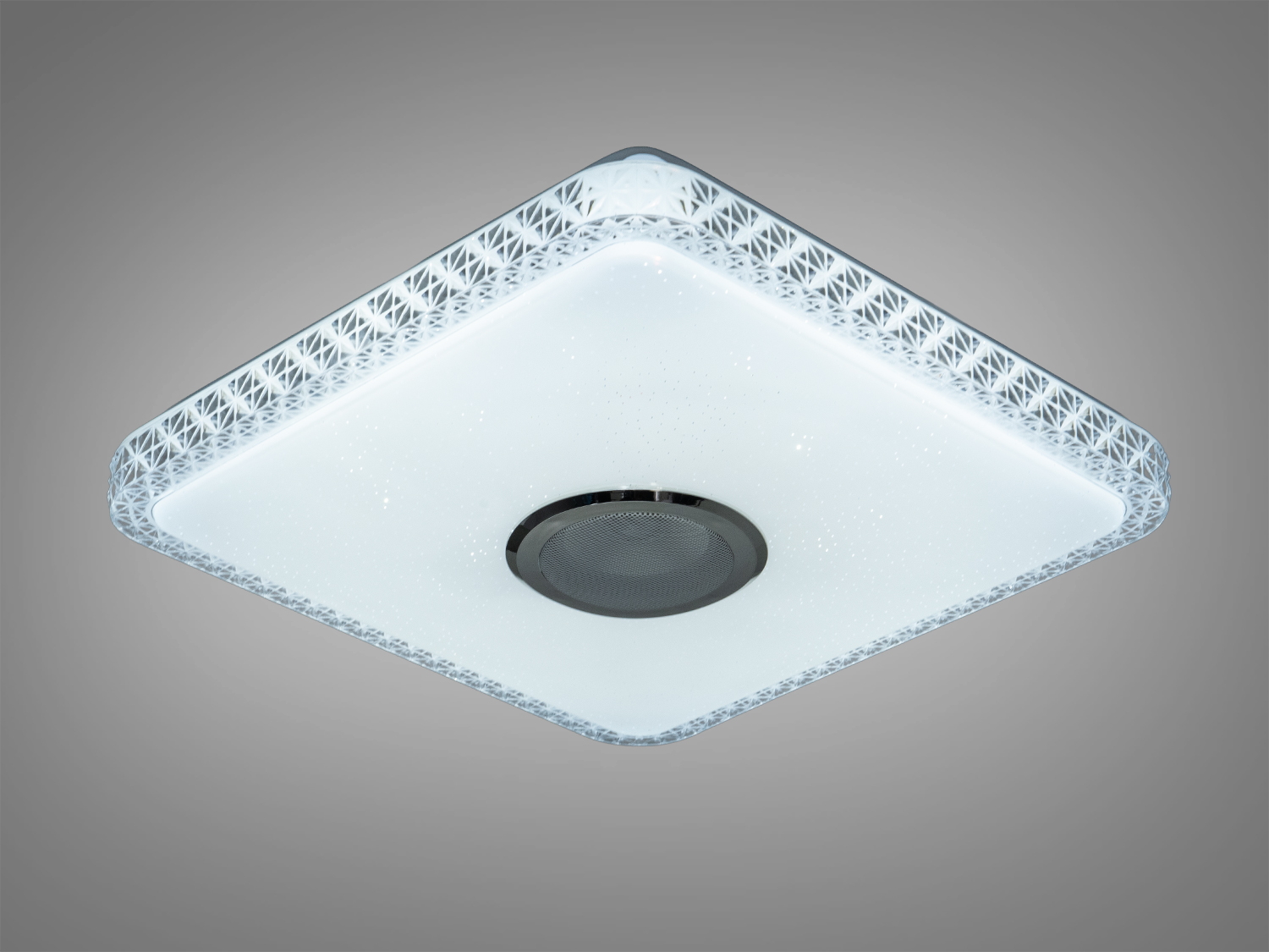 Смарт LED люстра біла RGB 70Вт з BT колонкою