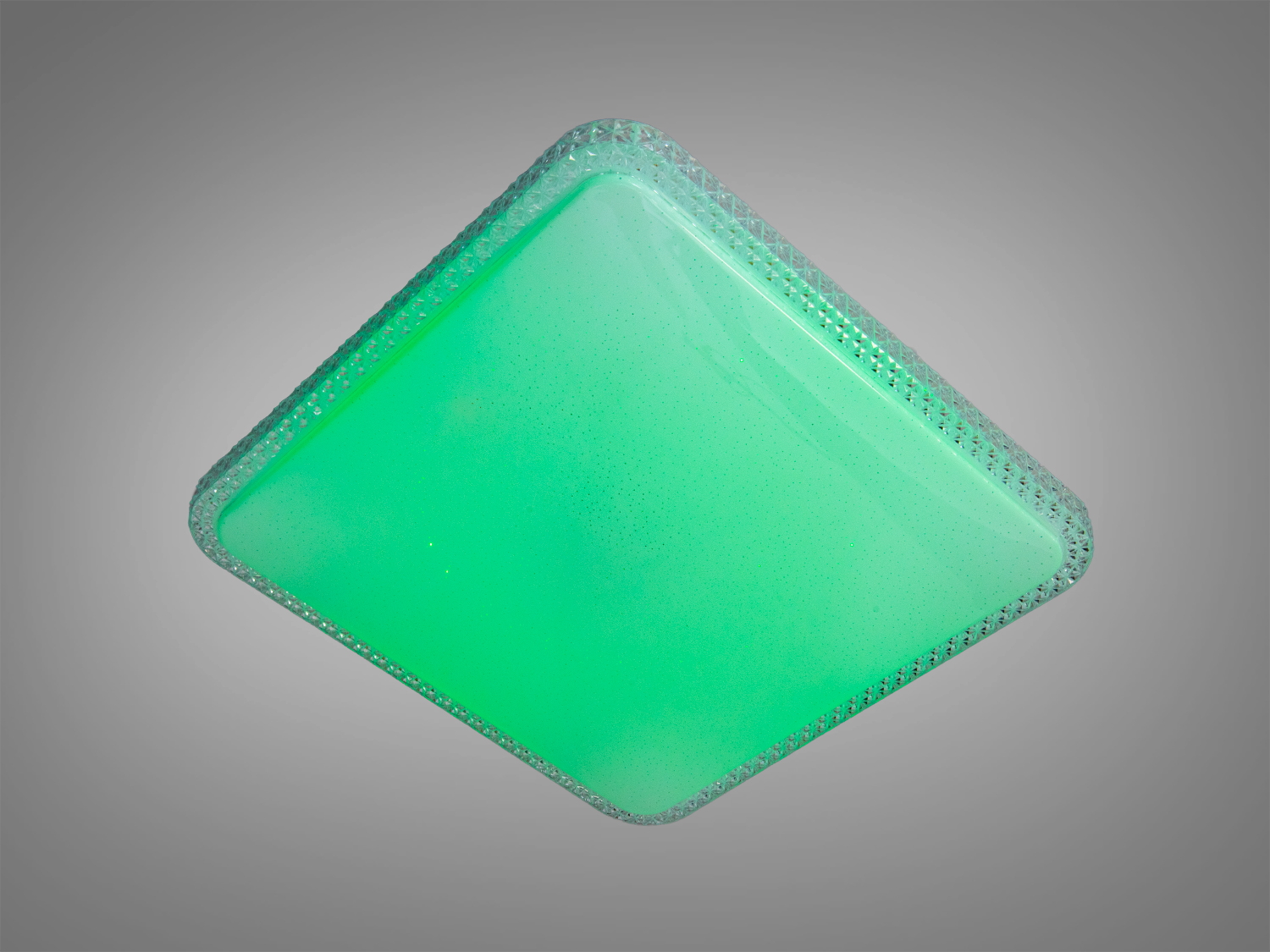 Смарт LED люстра стельова RGB 80 Вт біла з пультом