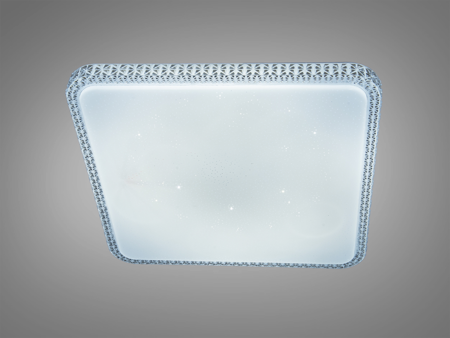 Смарт LED люстра стельова RGB 80 Вт біла з пультом