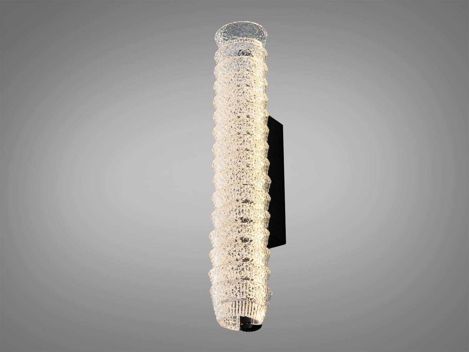 Світильник з рельєфним акрилом, вертикальний монтаж, створює м′яке освітлення. Ідеальний для вітальні.