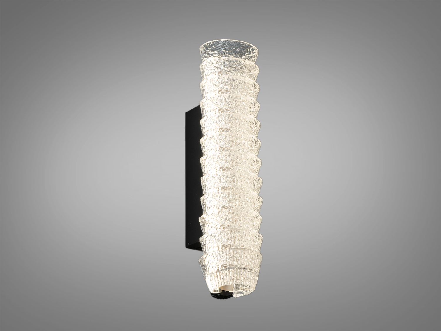 Настінний LED світильник 16 Вт у кольорі шампань з акриловим розсіювачем і трьома режимами світла 3200К 4100К 6500К. Металевий корпус, керування настінним вимикачем, вертикальне розташування.