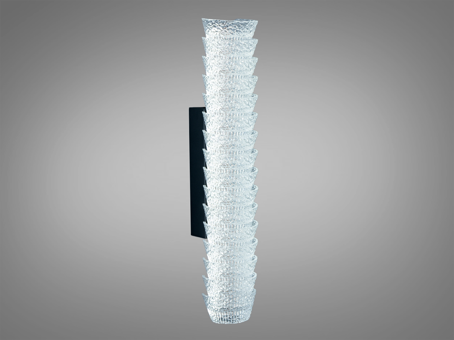 Настінне LED бра 22 Вт у кольорі шампань зі стильним акриловим розсіювачем. Три режими світла 3200K, 4100K, 6500K, керування настінним вимикачем, висота плафона 42 см. Підійде для вітальні, спальні, коридору.