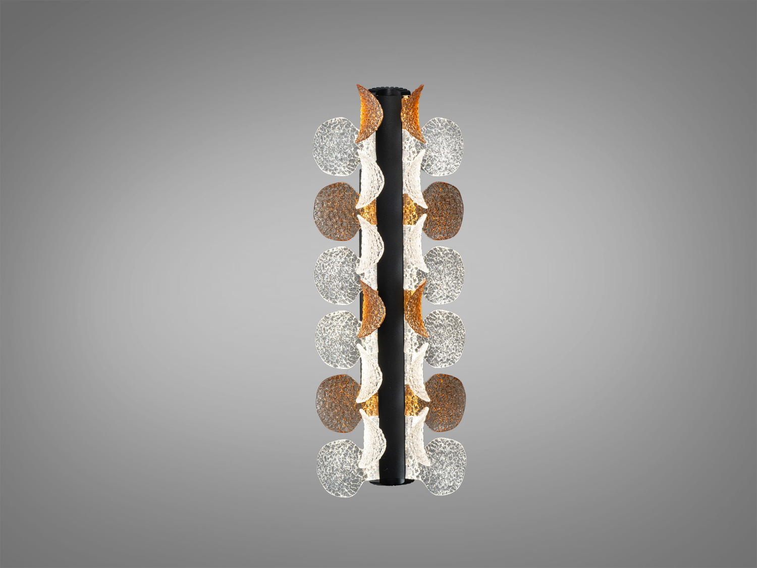 Настінний LED світильник Diasha 16 Вт чорний з акриловим розсіювачем і трьома режимами 3200/4100/6500К. Керування настінним вимикачем. Легка вага, металевий корпус.