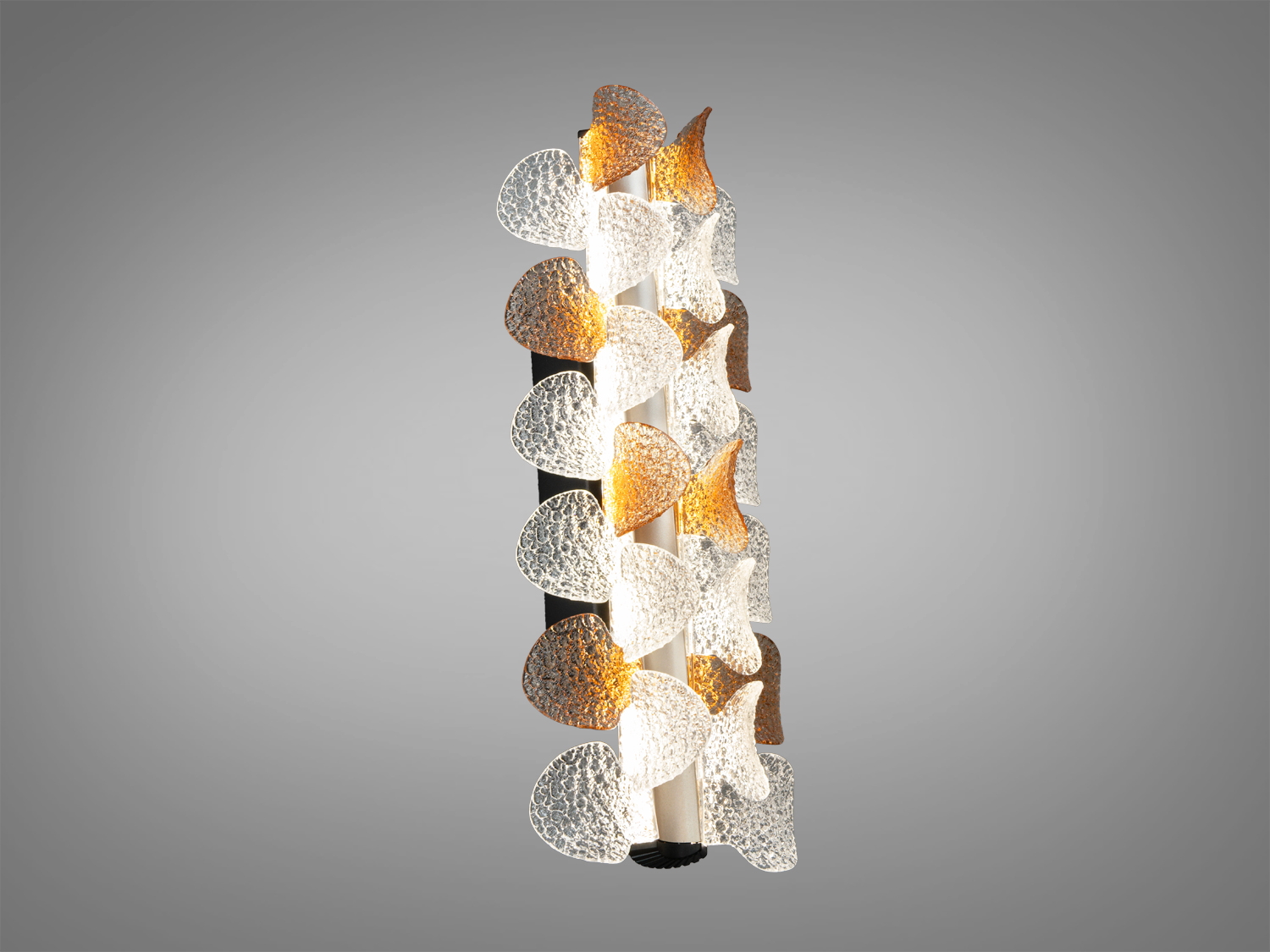 Настінний LED бра 16 Вт у кольорі шампань з акриловим розсіювачем і 3 режимами 3200/4100/6500К. Висота плафона близько 31 см. Перемикання через настінний вимикач.