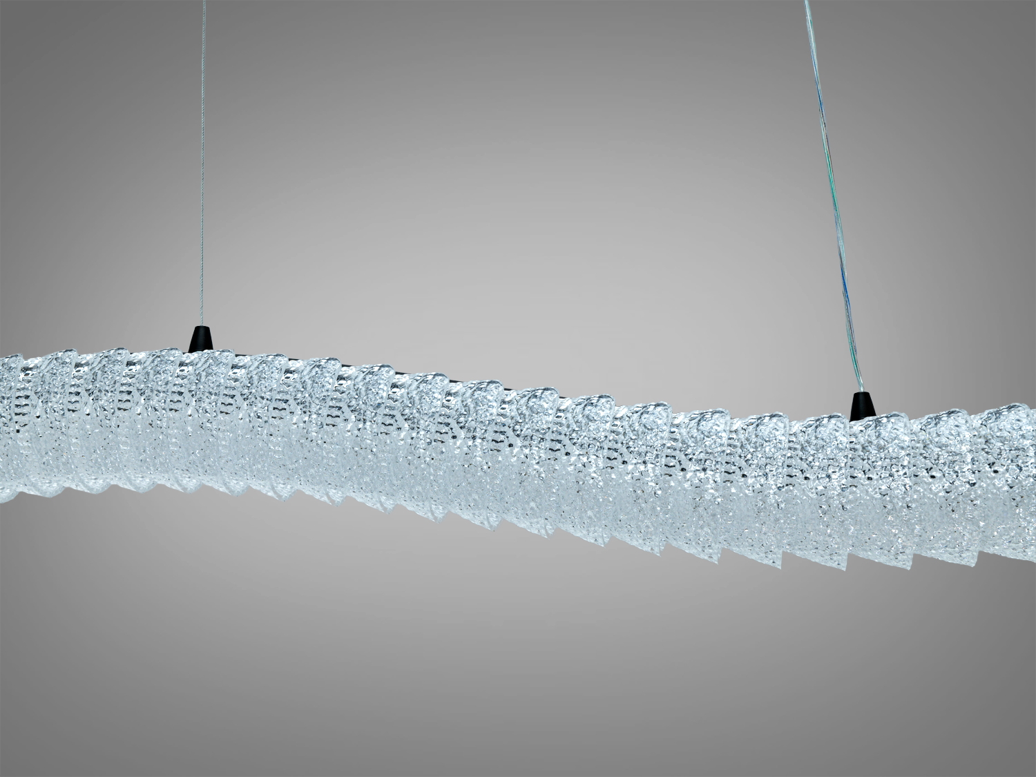 Люстра підвісна LED Diasha шампань 55Вт пульт