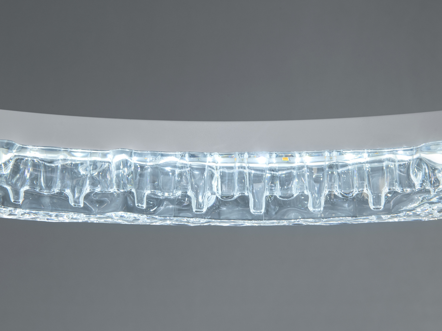 Світлодіодна підвісна люстра 2 кільця 85 Вт біла