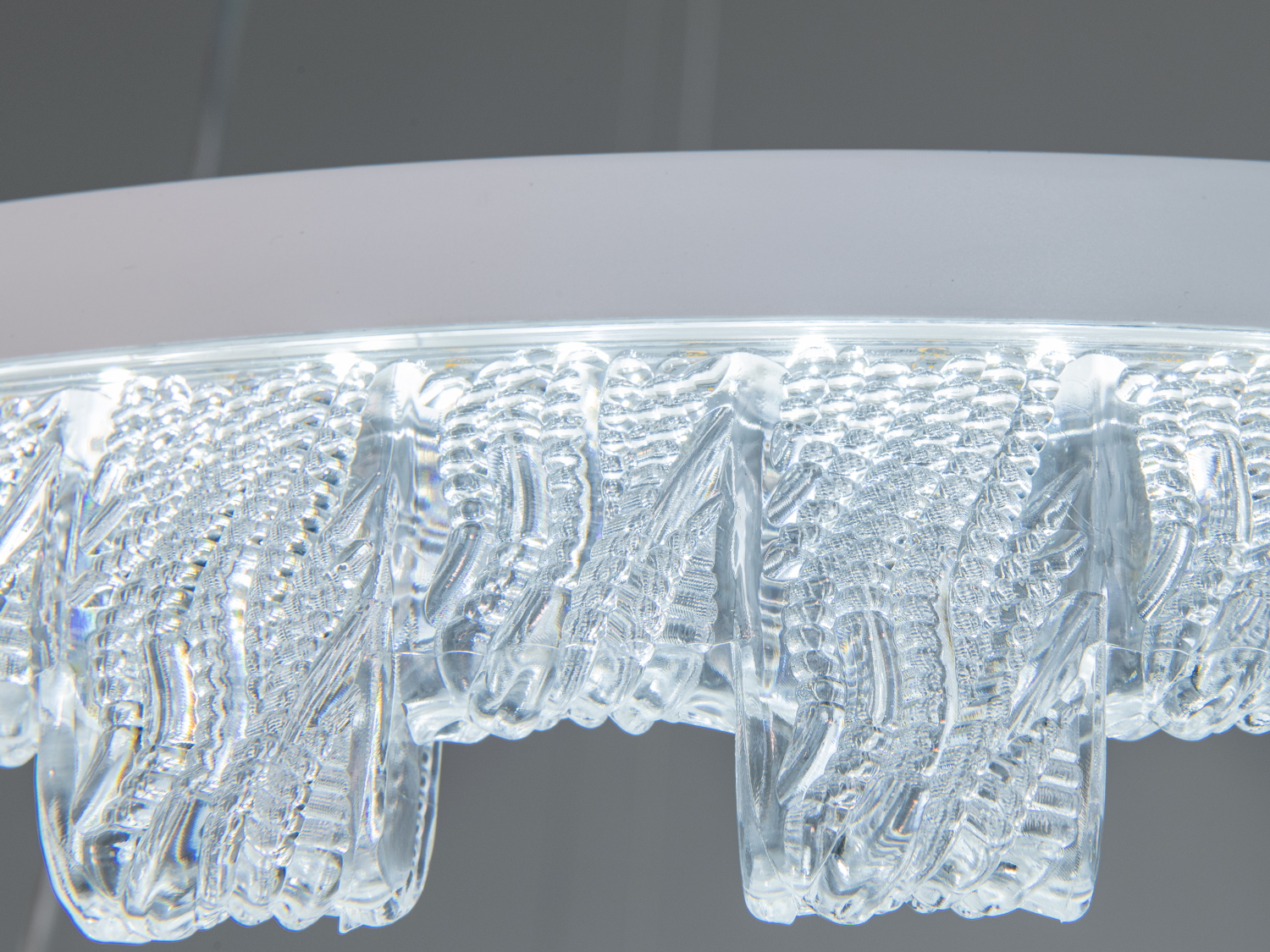 LED люстра 2 кільця 82 Вт біла 14 м²