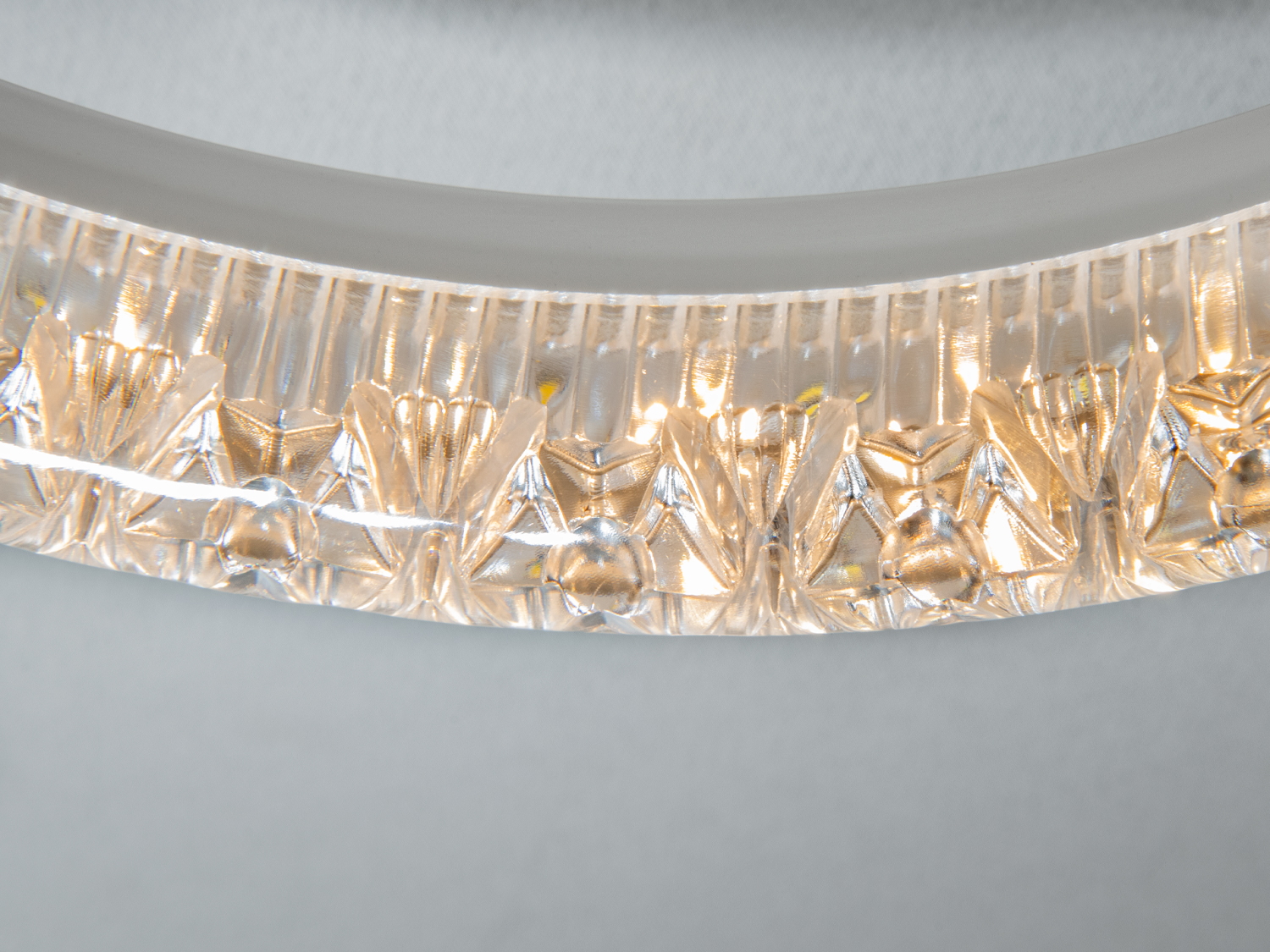 Стельова LED люстра кільця біла 65W 