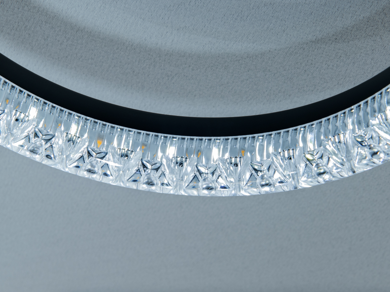 Стельова LED люстра кільця чорний 133 Вт