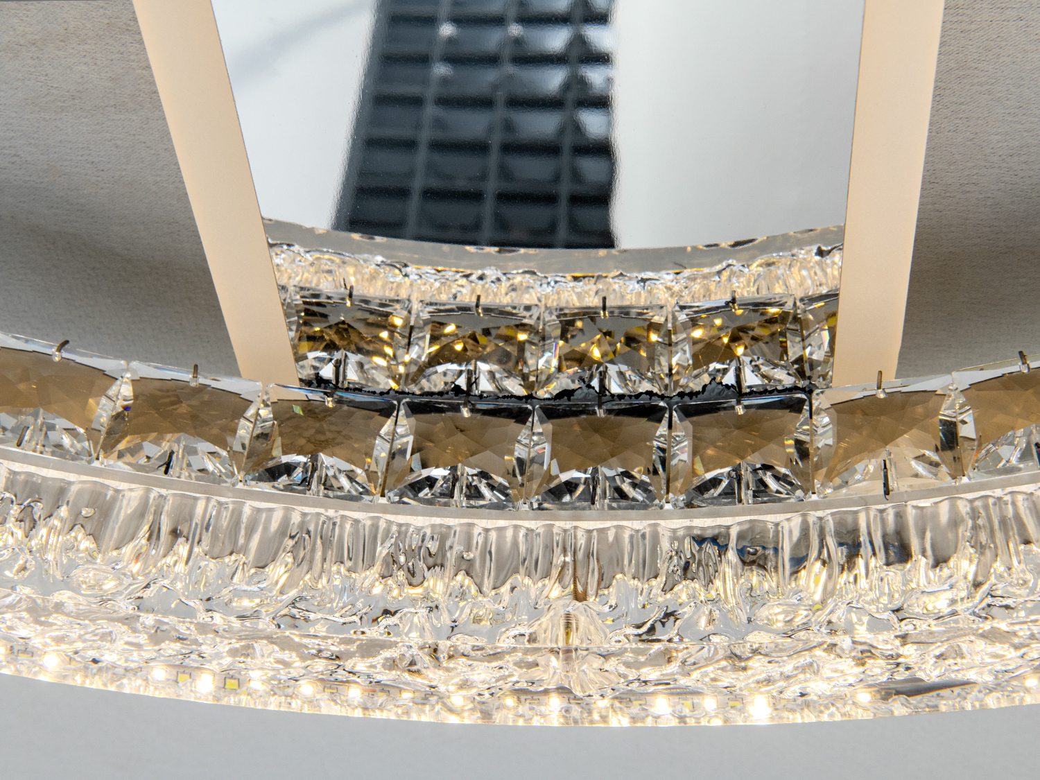 Стельова люстра LED Diasha хром 150W пульт