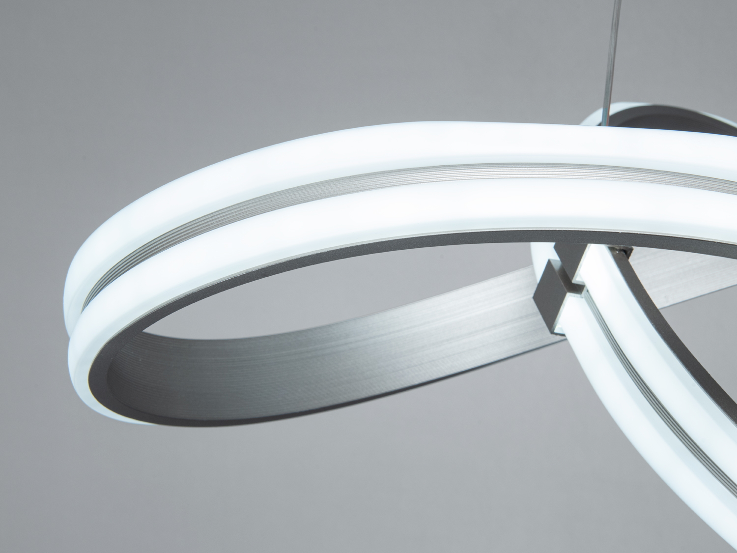 Світлодіодна люстра підвіс 112 Вт коричнева 19 м2