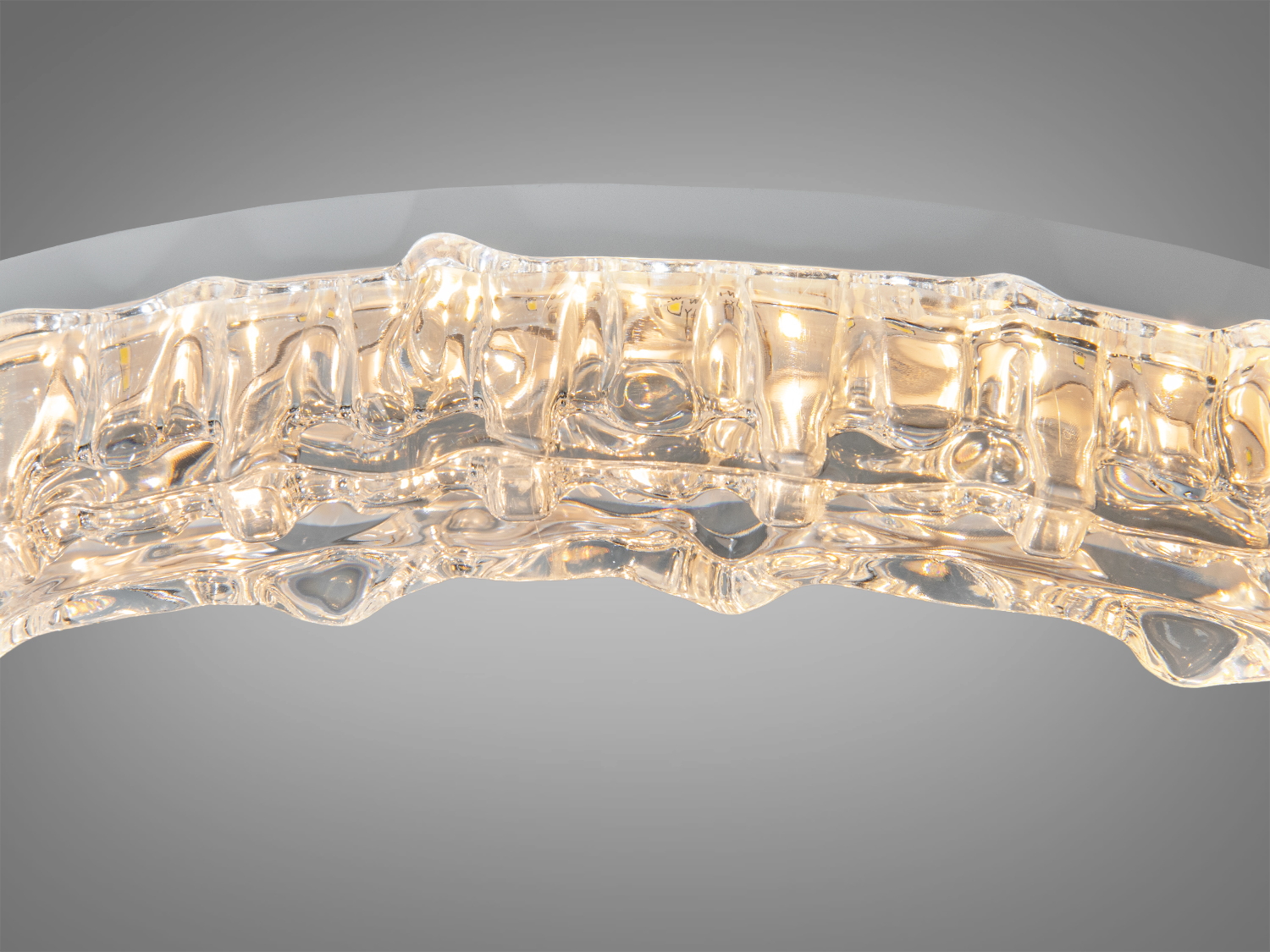 Стельова LED люстра кільця біла 72W 