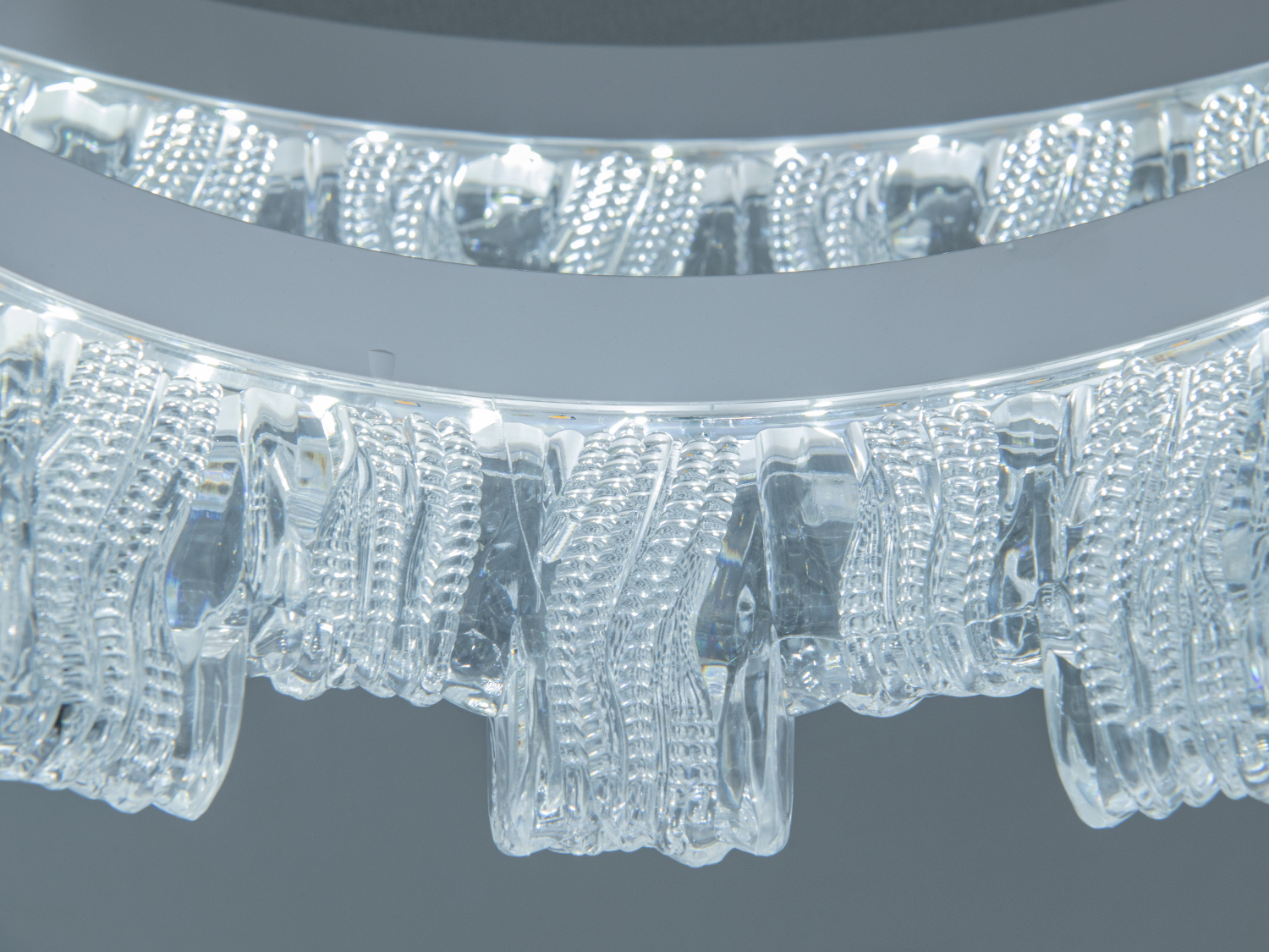 Світлодіодна стельова люстра кільця біла 55 Вт