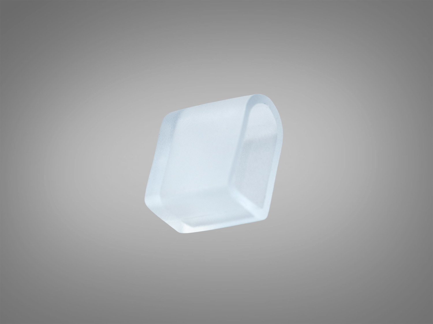 Прозора силіконова заглушка для неонової LED стрічки 220V. Допомагає ізолювати край та обмежити потрапляння пилу і вологи за умови герметизації.