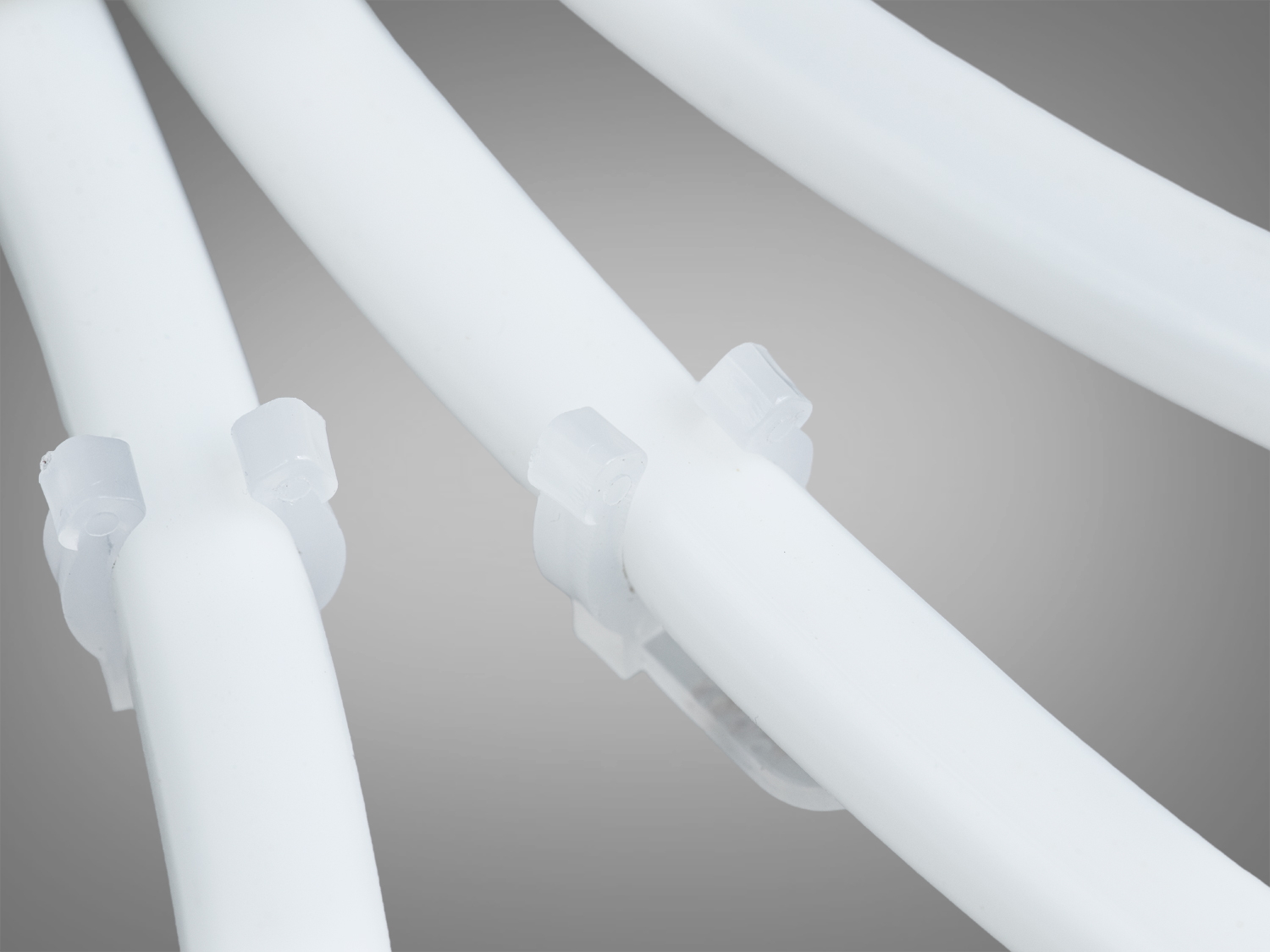 Гнучкий неон 24В круглий 11мм IP67 холодне світло