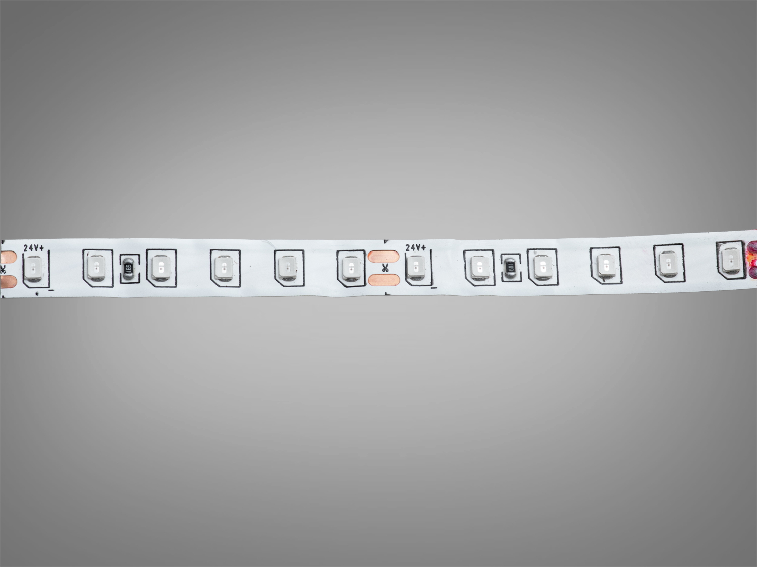 Круглий LED неон 24В зелений IP67 11мм 180°