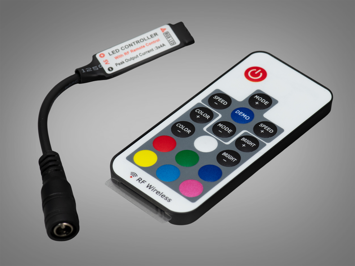 Контролер з радіо ДУ для RGB стрічки