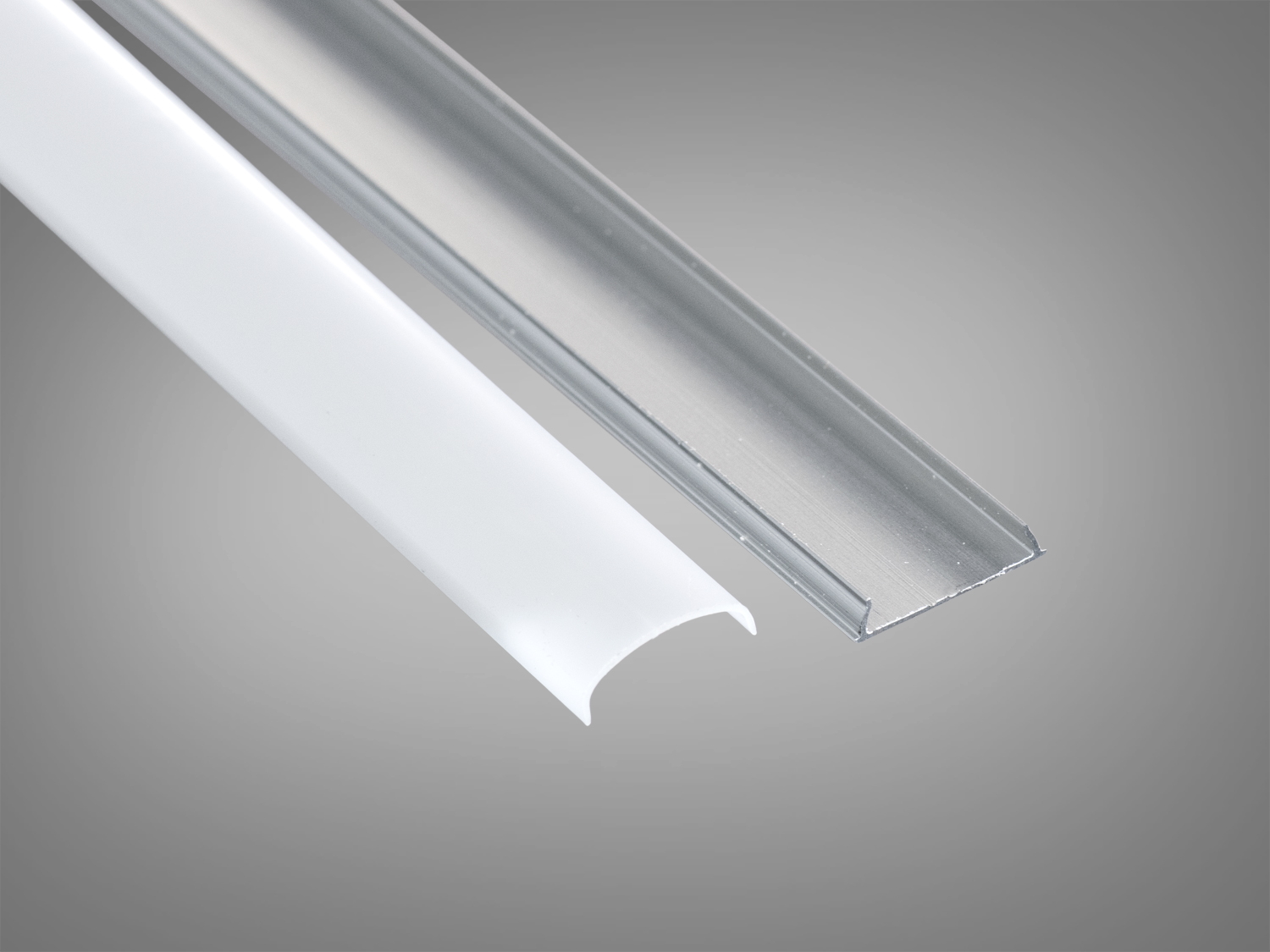 Гнучкий профіль для LED стрічки, накладний