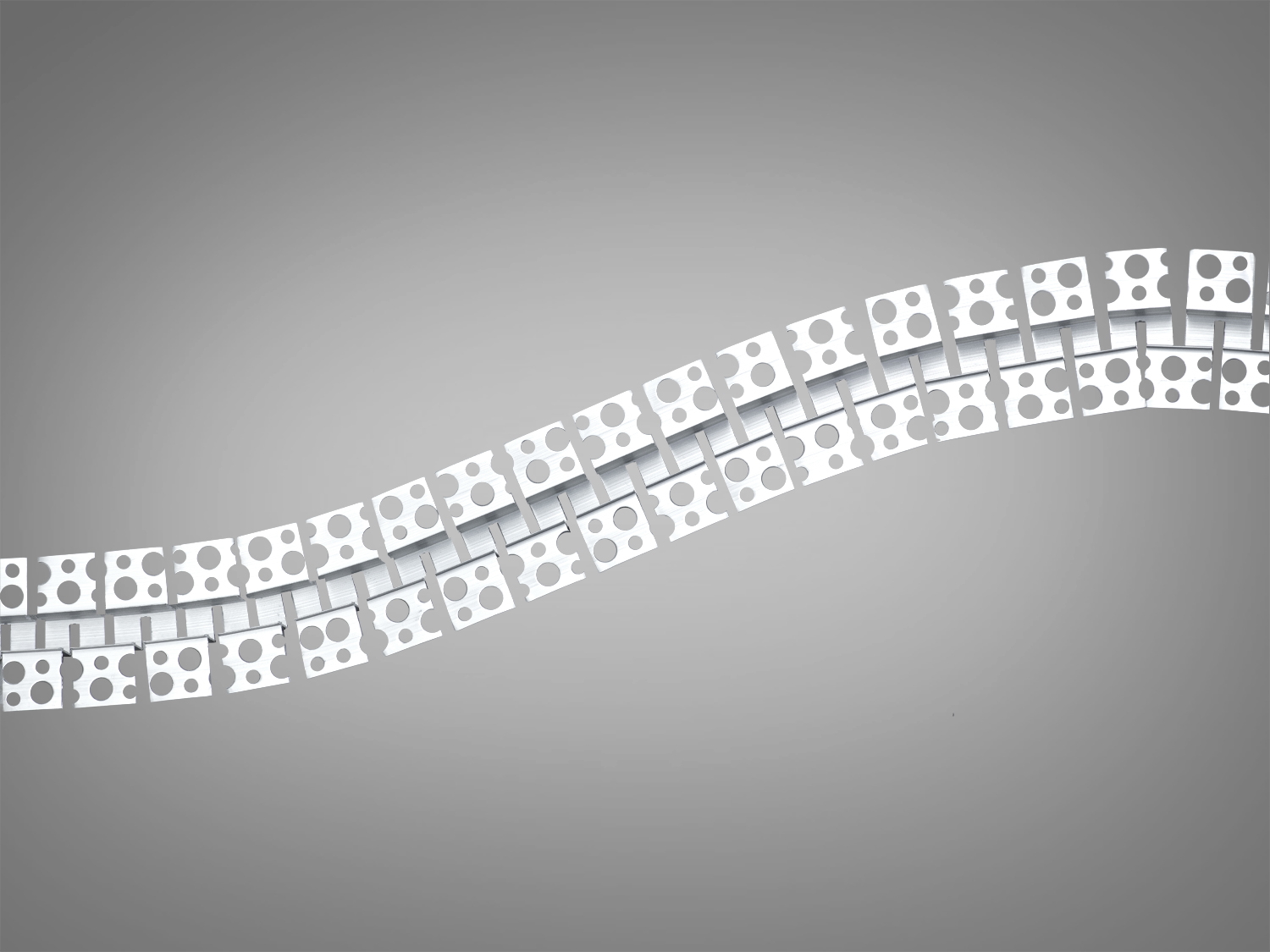 Гнучкий профіль для LED стрічки, накладний